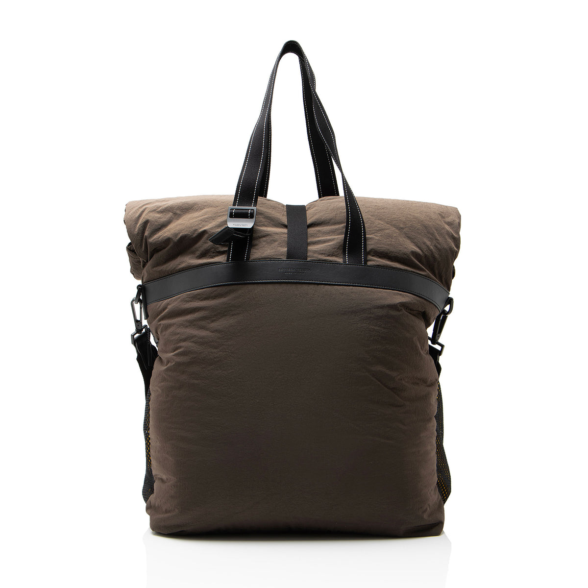 Bottega Veneta Nylon Mesh Fold Over Tote