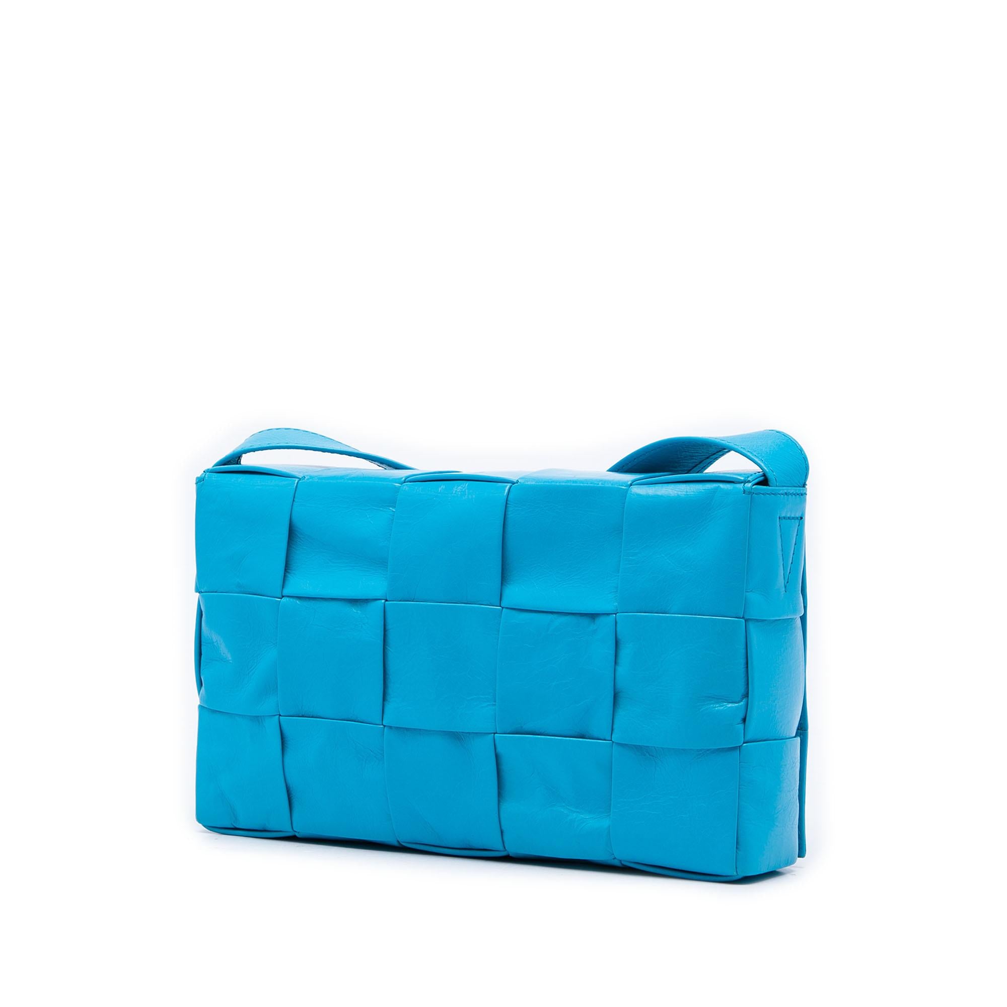Bottega Veneta Paper Calfskin Intrecciato Cassette Crossbody