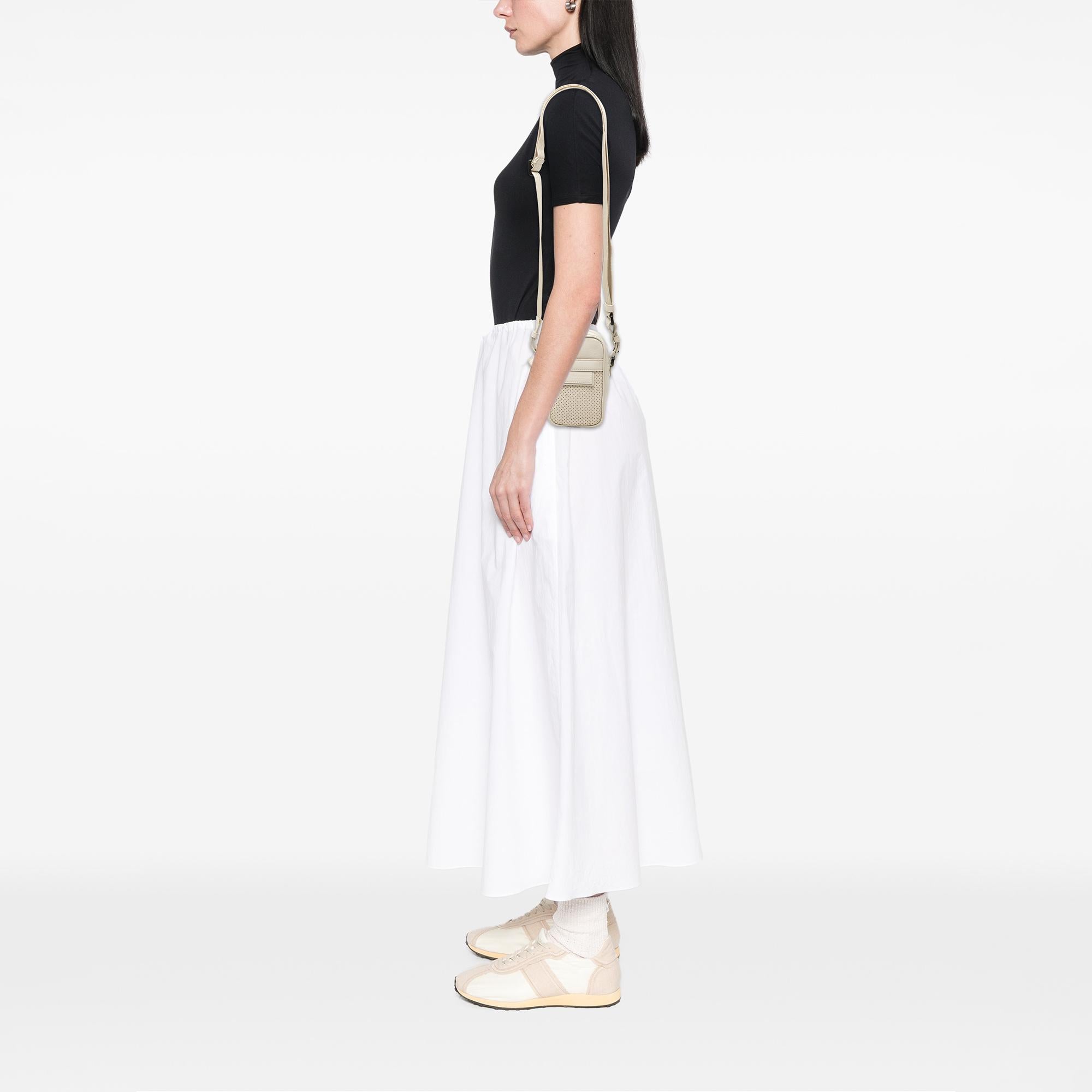 Bottega Veneta Perforated Calfskin Leggero Crossbody