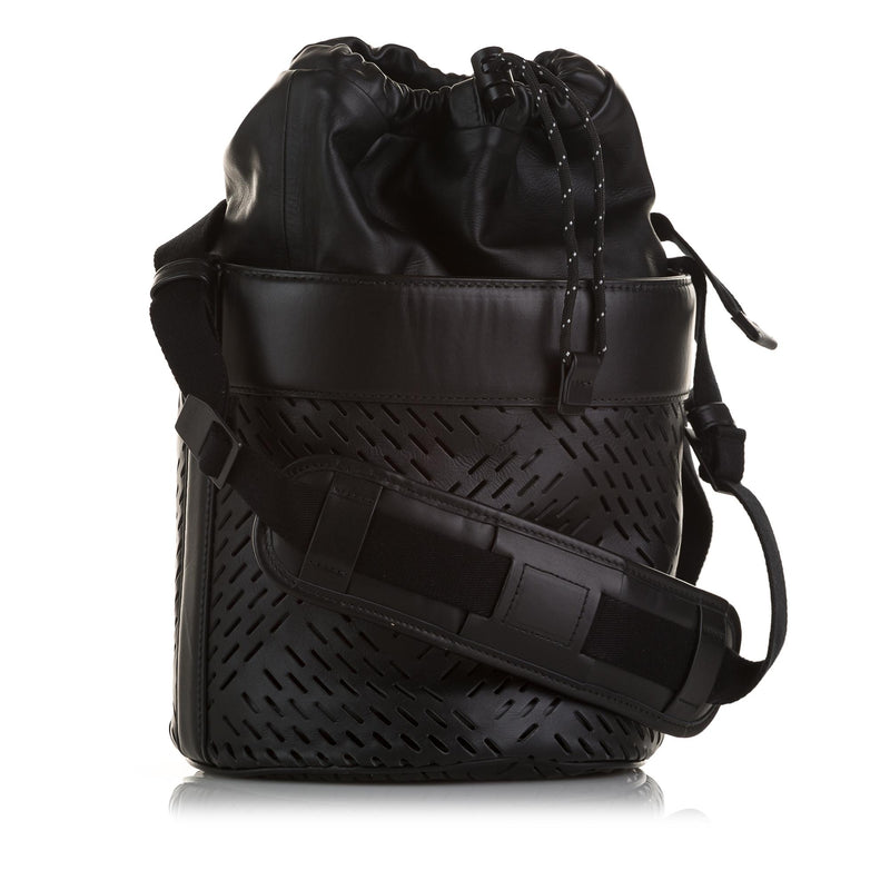 Bottega Veneta Perforated Leather Messenger Bag (SHG-Zcy5dP)