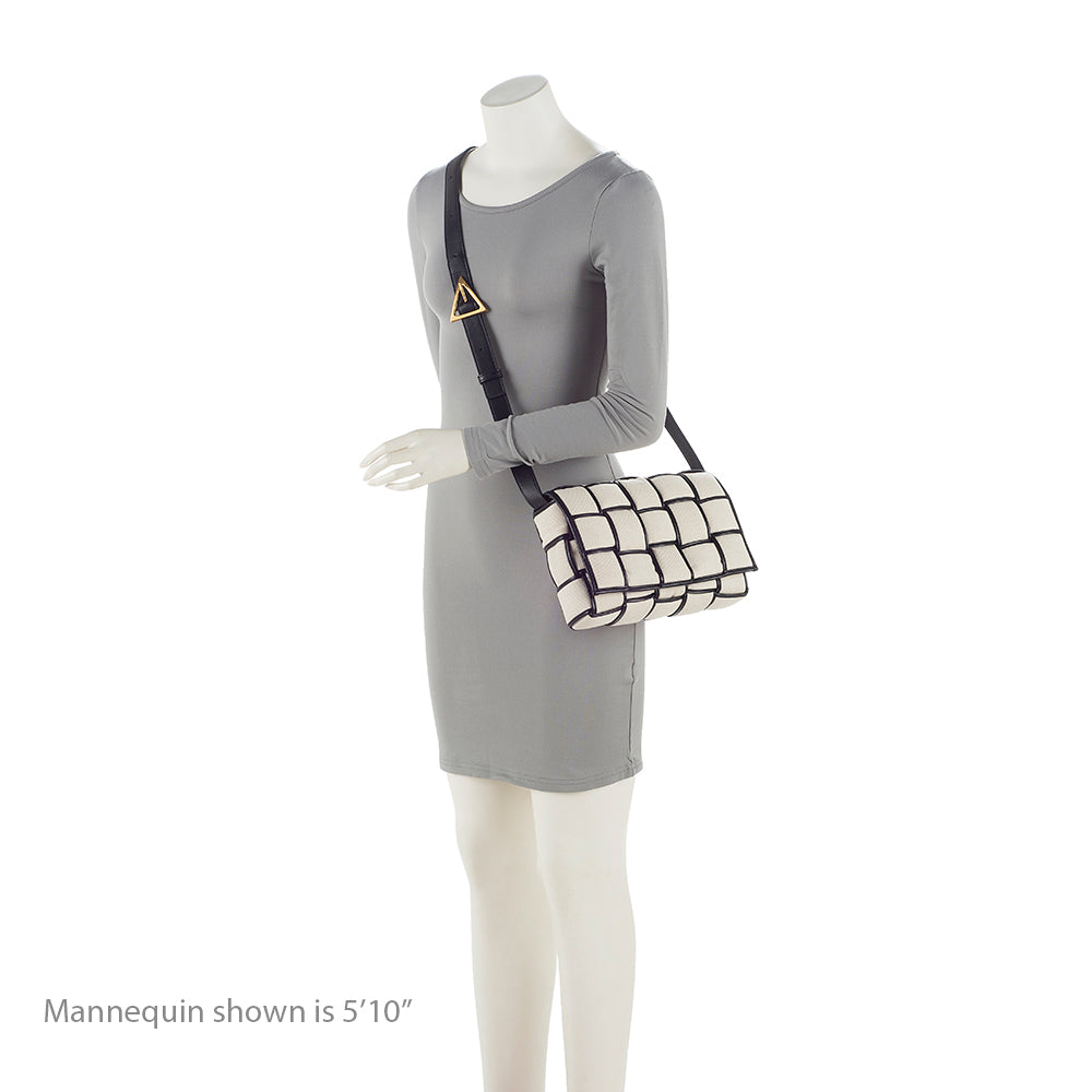 Bottega Veneta Puffed Canvas Cassette Crossbody