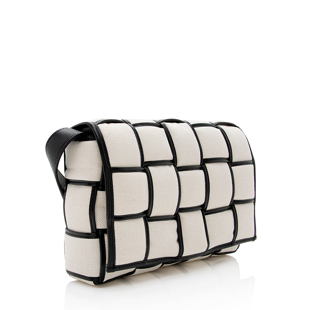 Bottega Veneta Puffed Canvas Cassette Crossbody