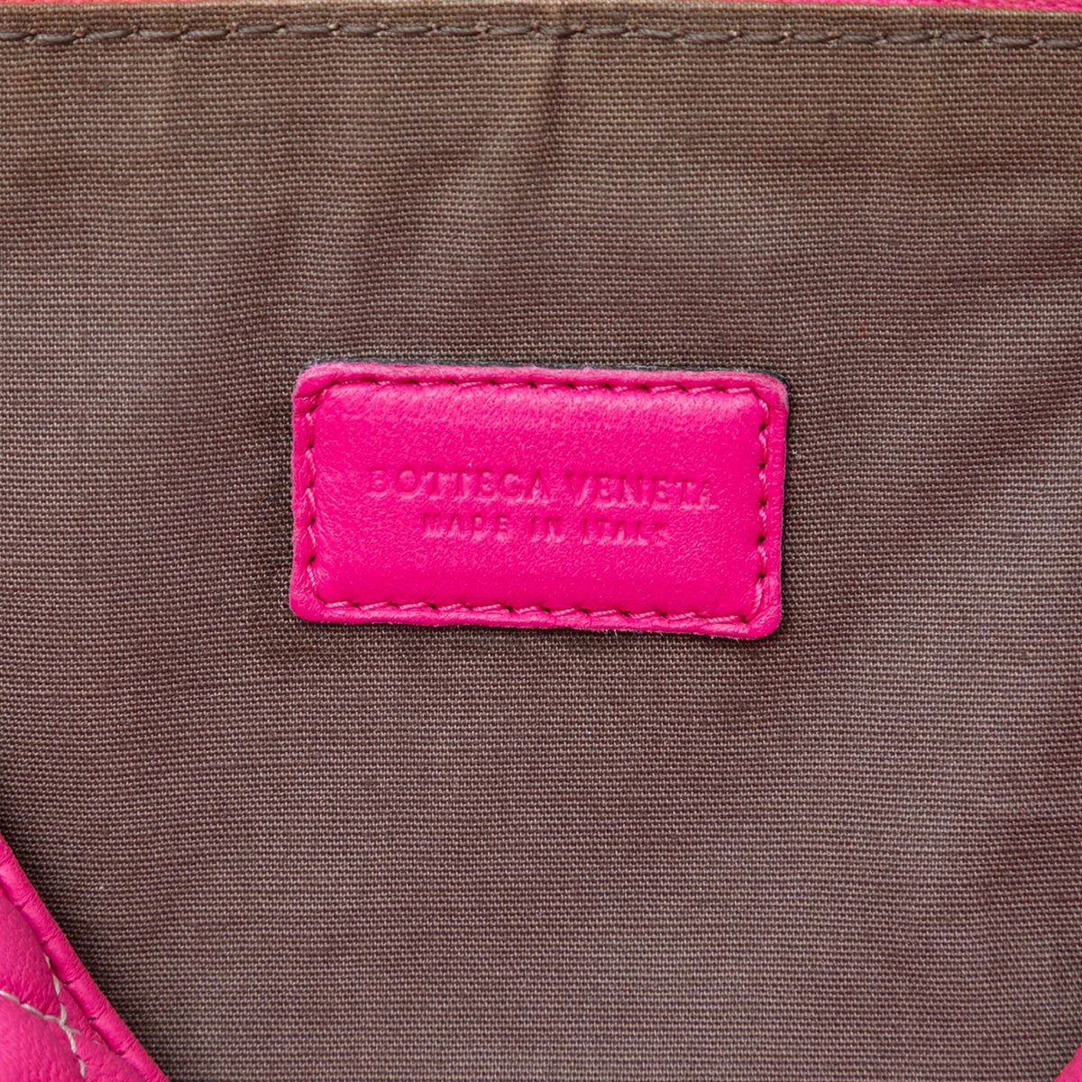 Bottega Veneta Quilted Nappa Zip Pouch