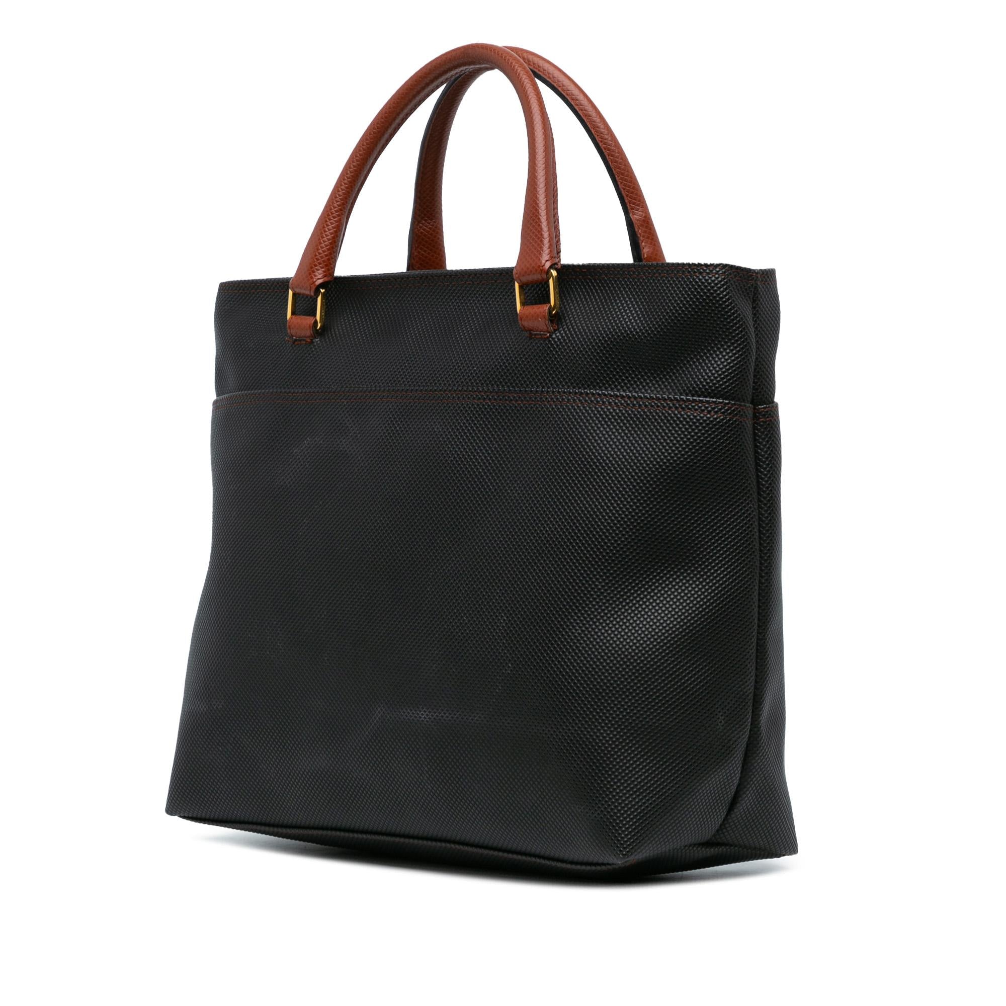 Bottega Veneta Rubberized Canvas Marco Polo Satchel (SHG-rVWCCM)