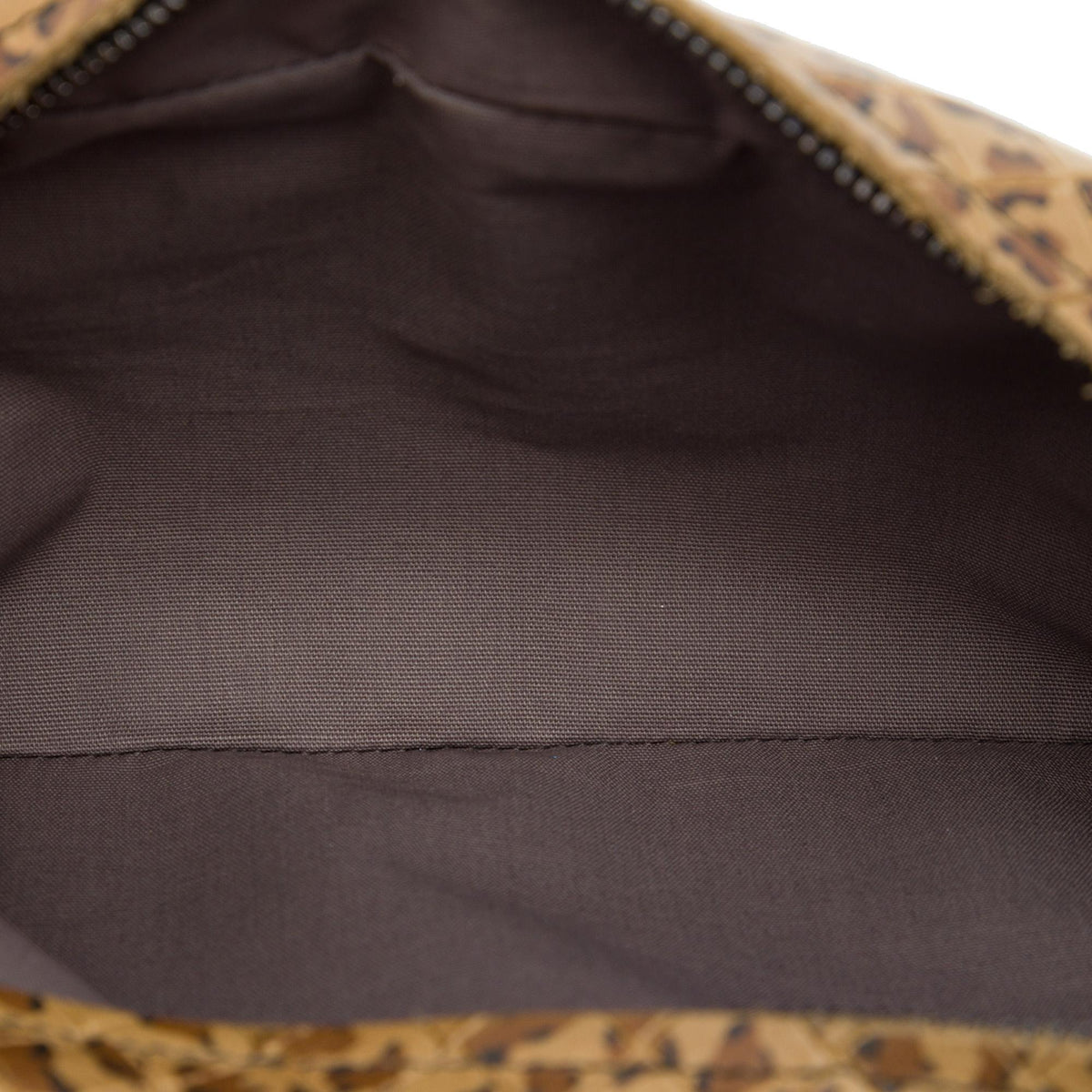 Bottega Veneta Small Calfskin Intrecciomirage Leopard Print Chain Flap Crossbody