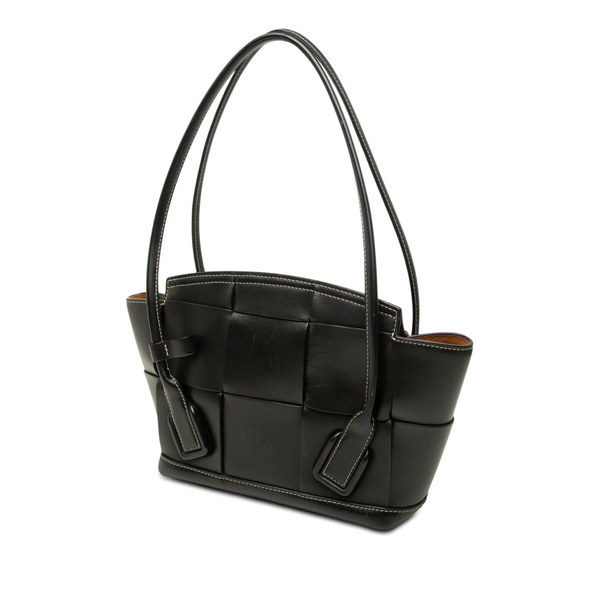 Bottega Veneta Small Calfskin Maxi Intrecciato Arco Satchel