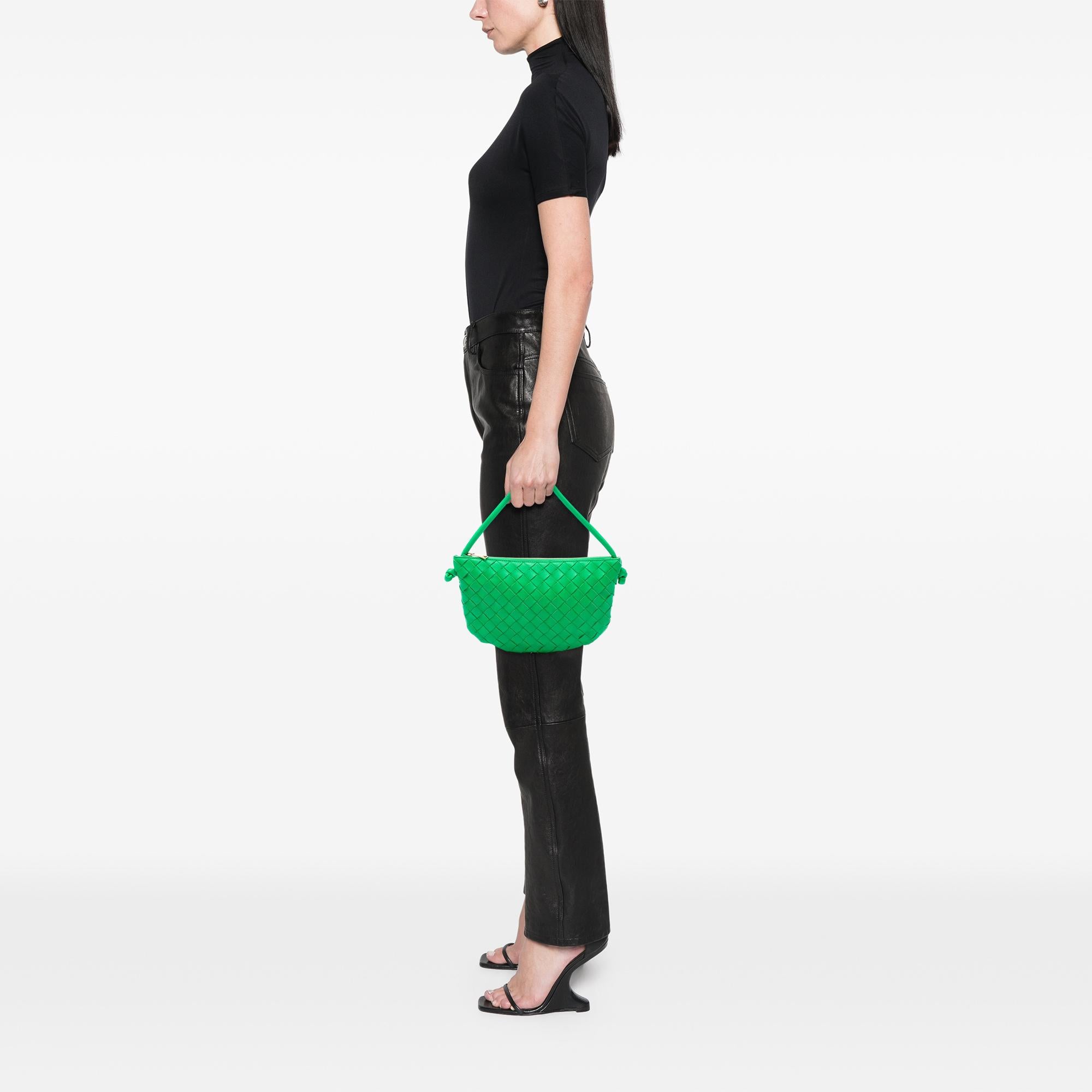 Bottega Veneta Small Lambskin Intrecciato Turn Pouch