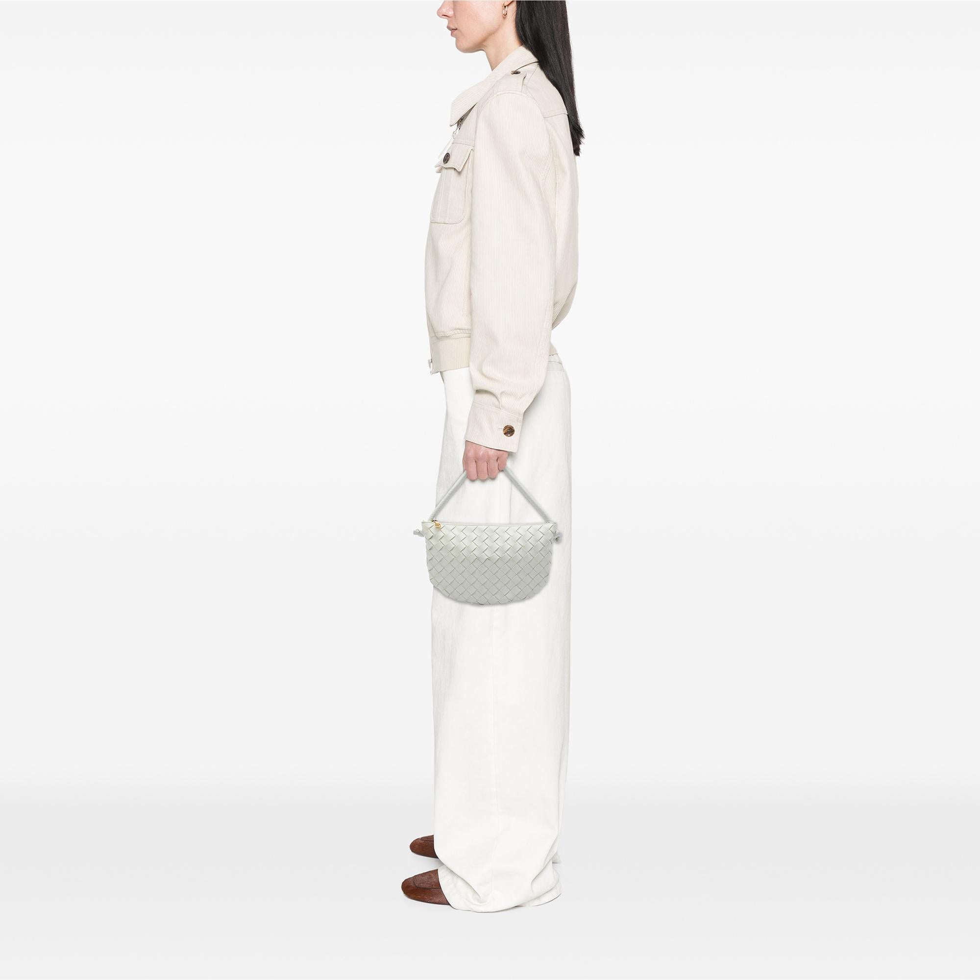 Bottega Veneta Small Lambskin Intrecciato Turn Pouch