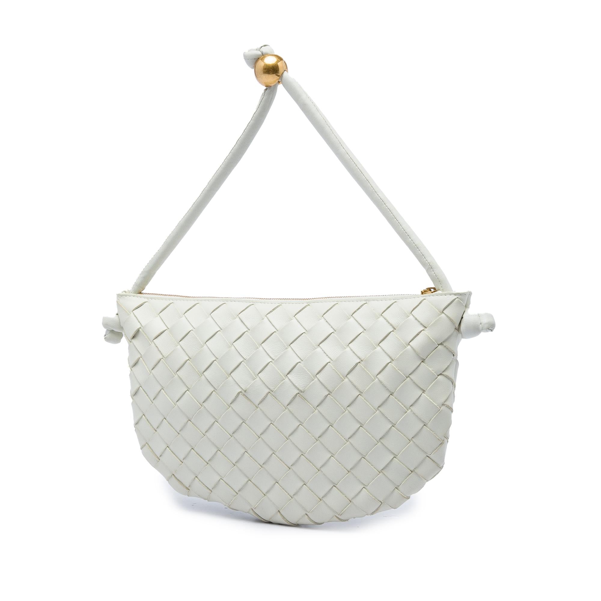 Bottega Veneta Small Lambskin Intrecciato Turn Pouch