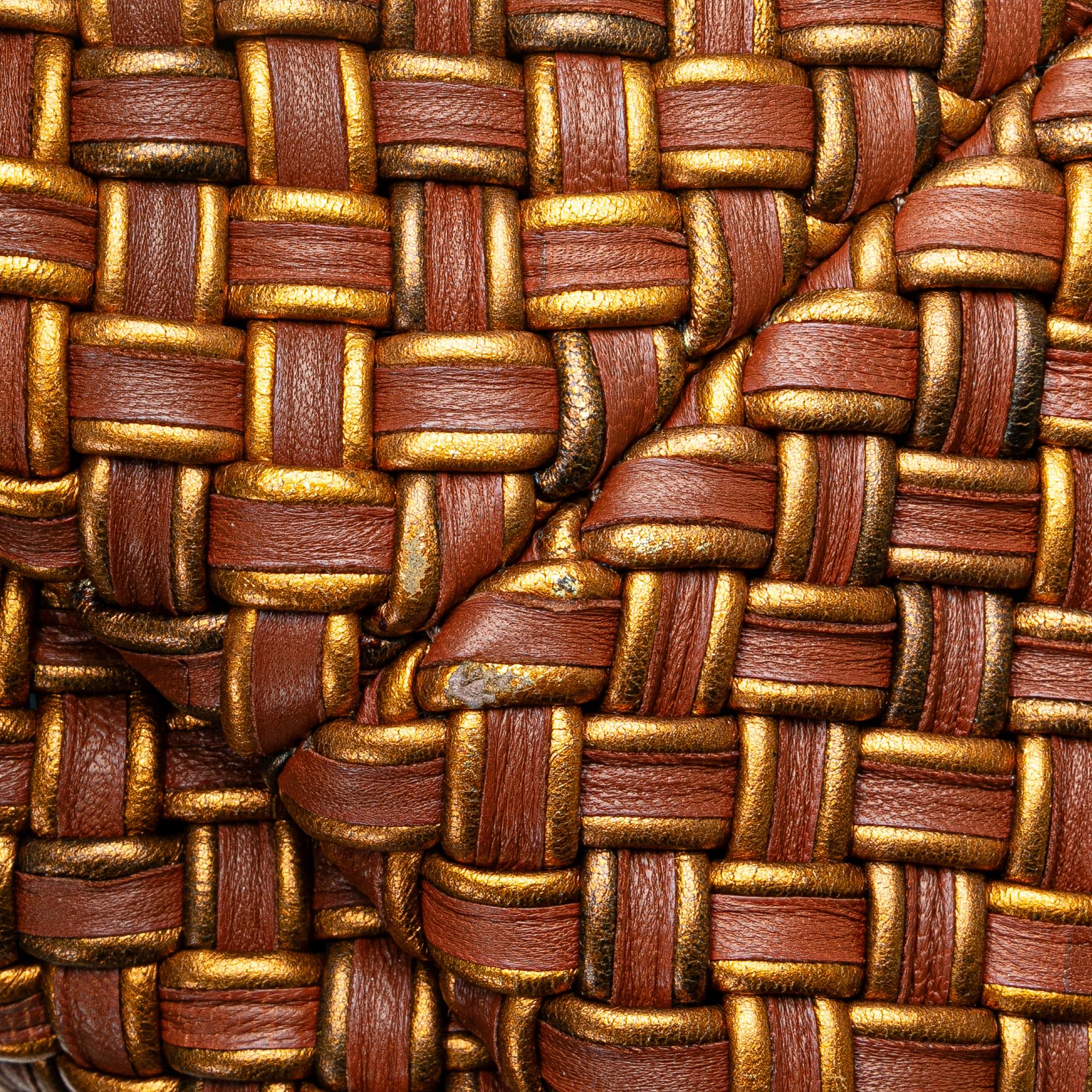 Bottega Veneta Small Lambskin Intreccio Cabat Tote (SHG-c8fLf8)