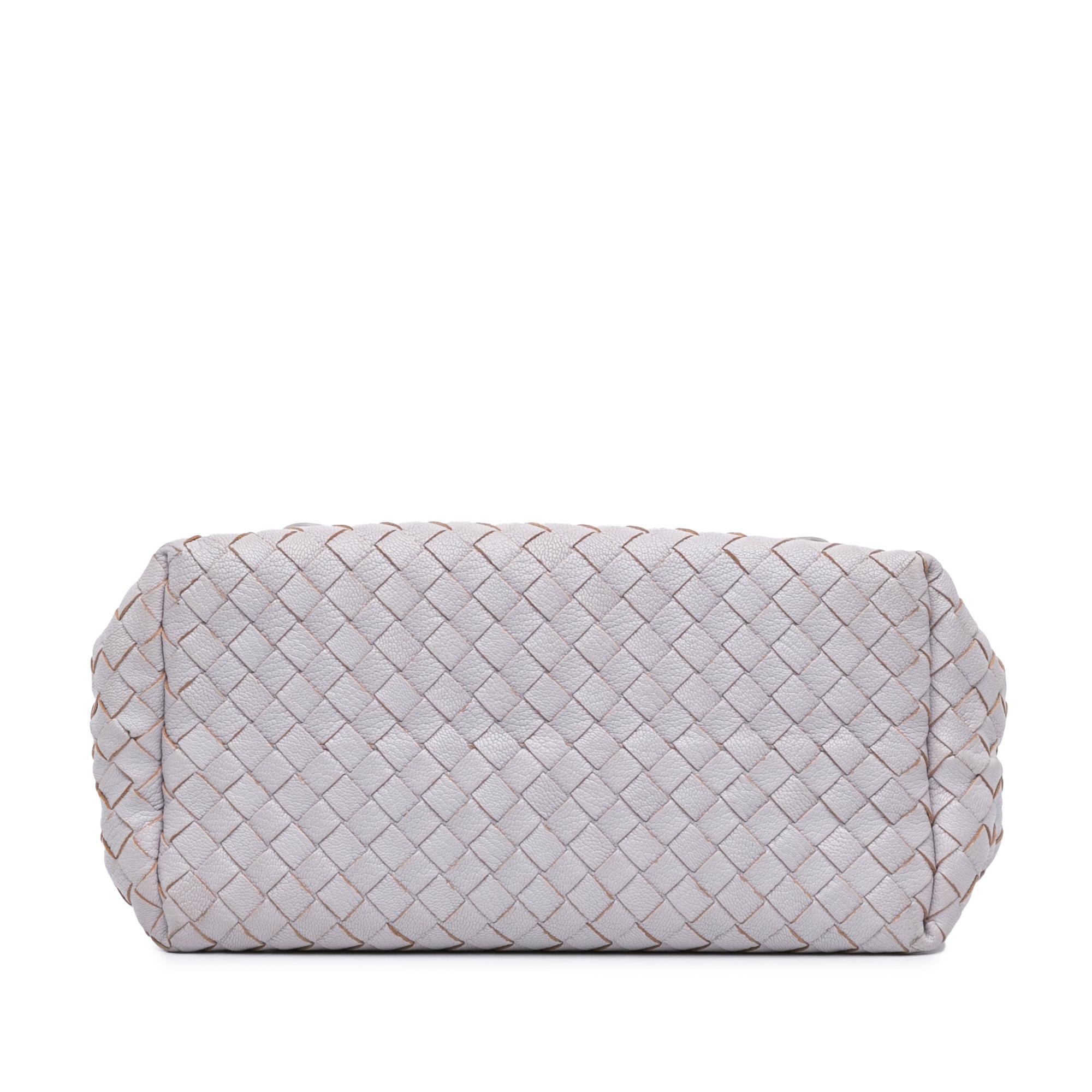 Bottega Veneta Small Madras Goatskin Intrecciato Shoulder Bag