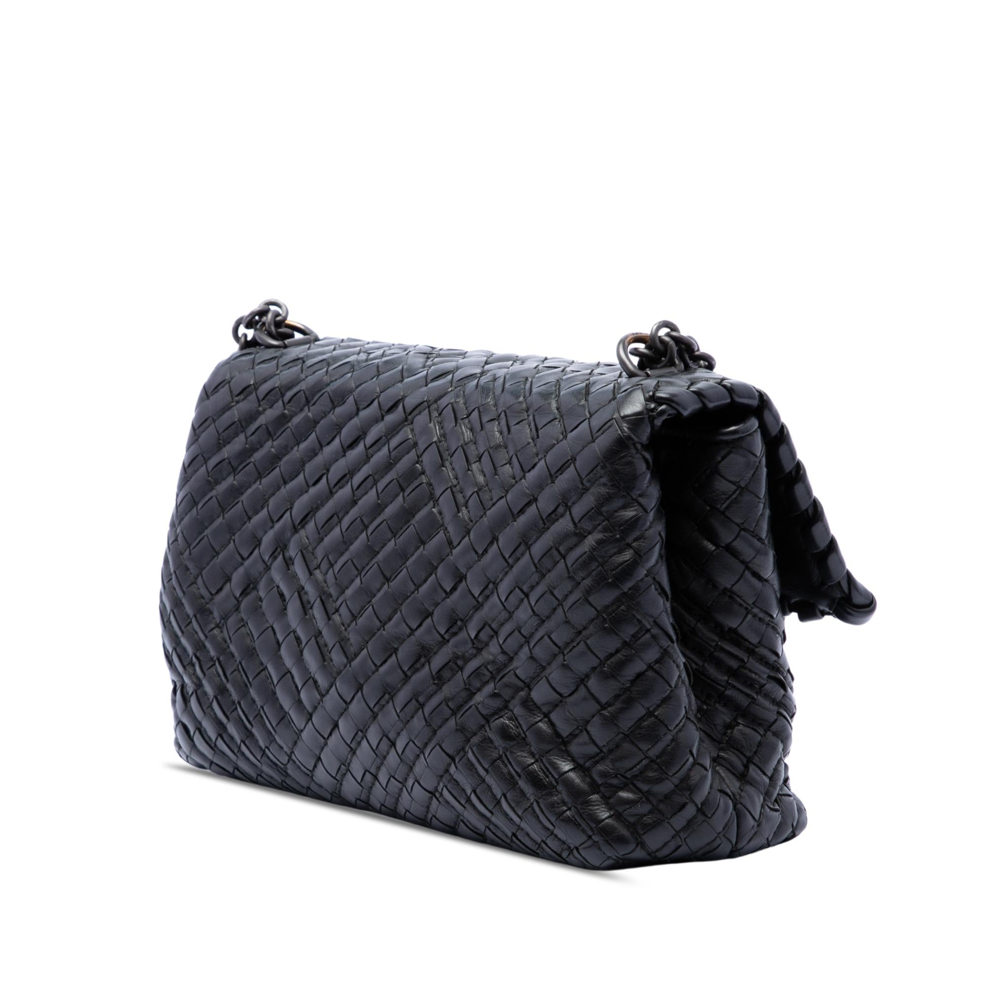 Bottega Veneta Small Nappa Intrecciato Boutis Olimpia Shoulder Bag