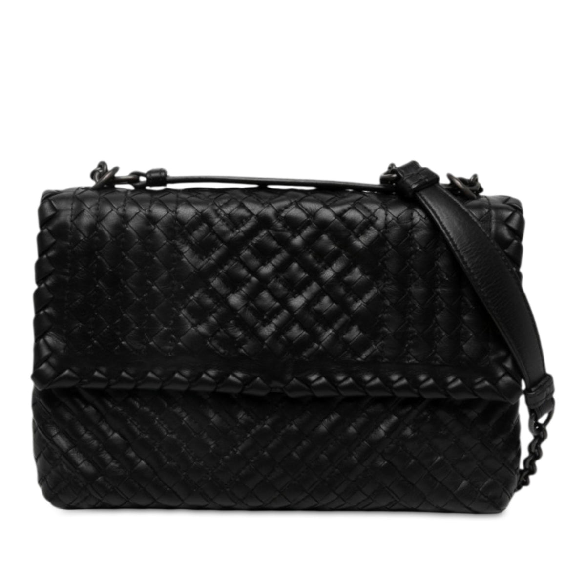 Bottega Veneta Small Nappa Intrecciato Boutis Olimpia Shoulder Bag
