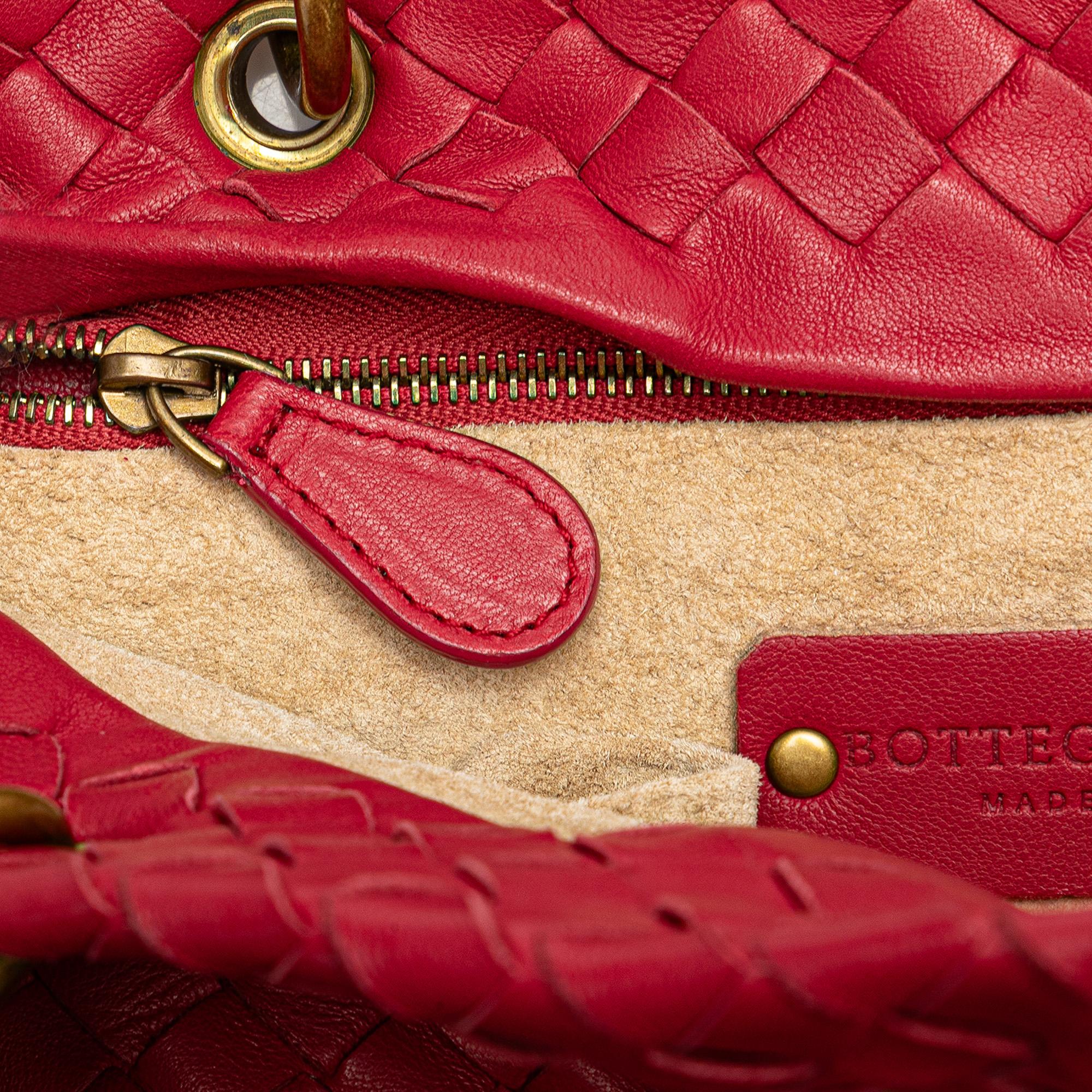 Bottega Veneta Small Nappa Intrecciato Capri