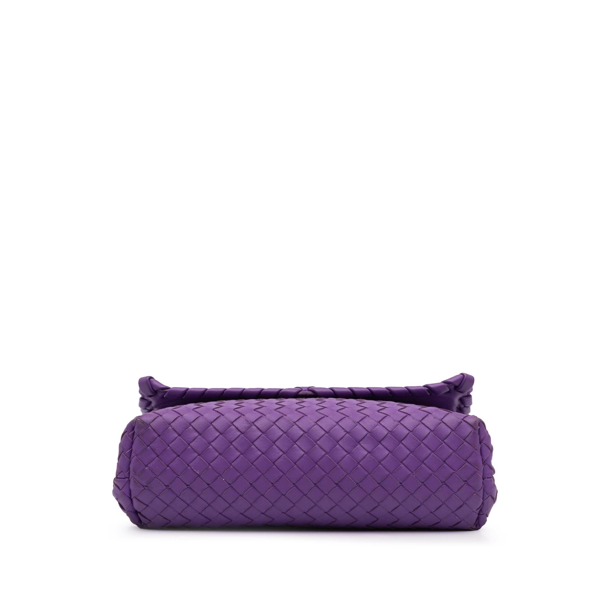 Bottega Veneta Small Nappa Intrecciato Olimpia Shoulder Bag