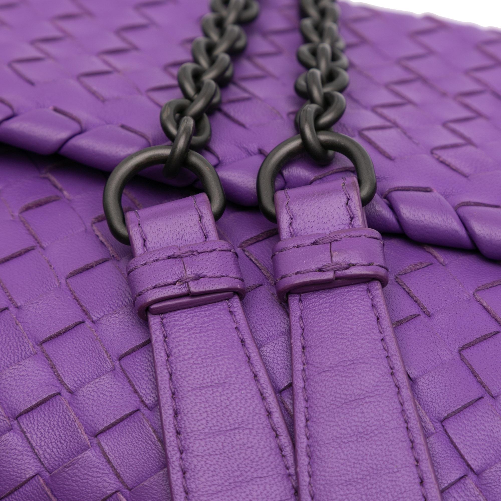 Bottega Veneta Small Nappa Intrecciato Olimpia Shoulder Bag