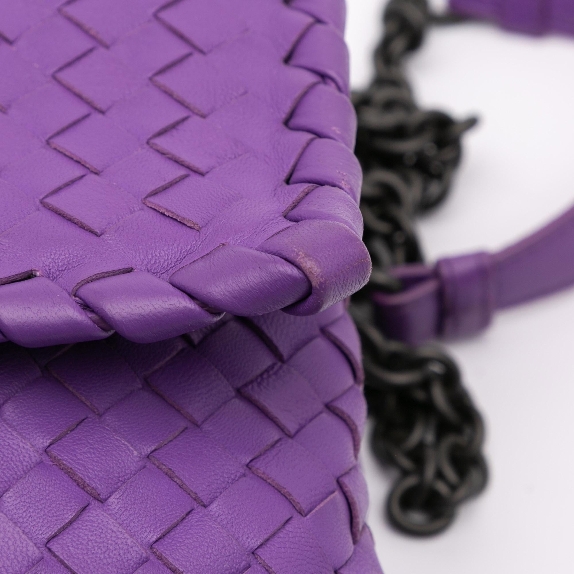 Bottega Veneta Small Nappa Intrecciato Olimpia Shoulder Bag