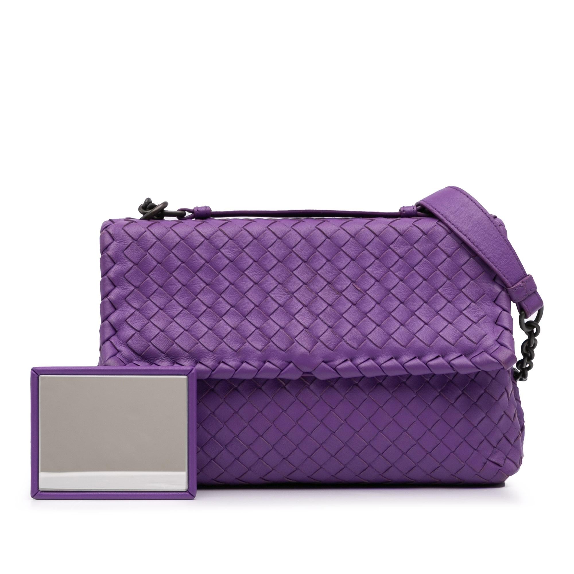 Bottega Veneta Small Nappa Intrecciato Olimpia Shoulder Bag