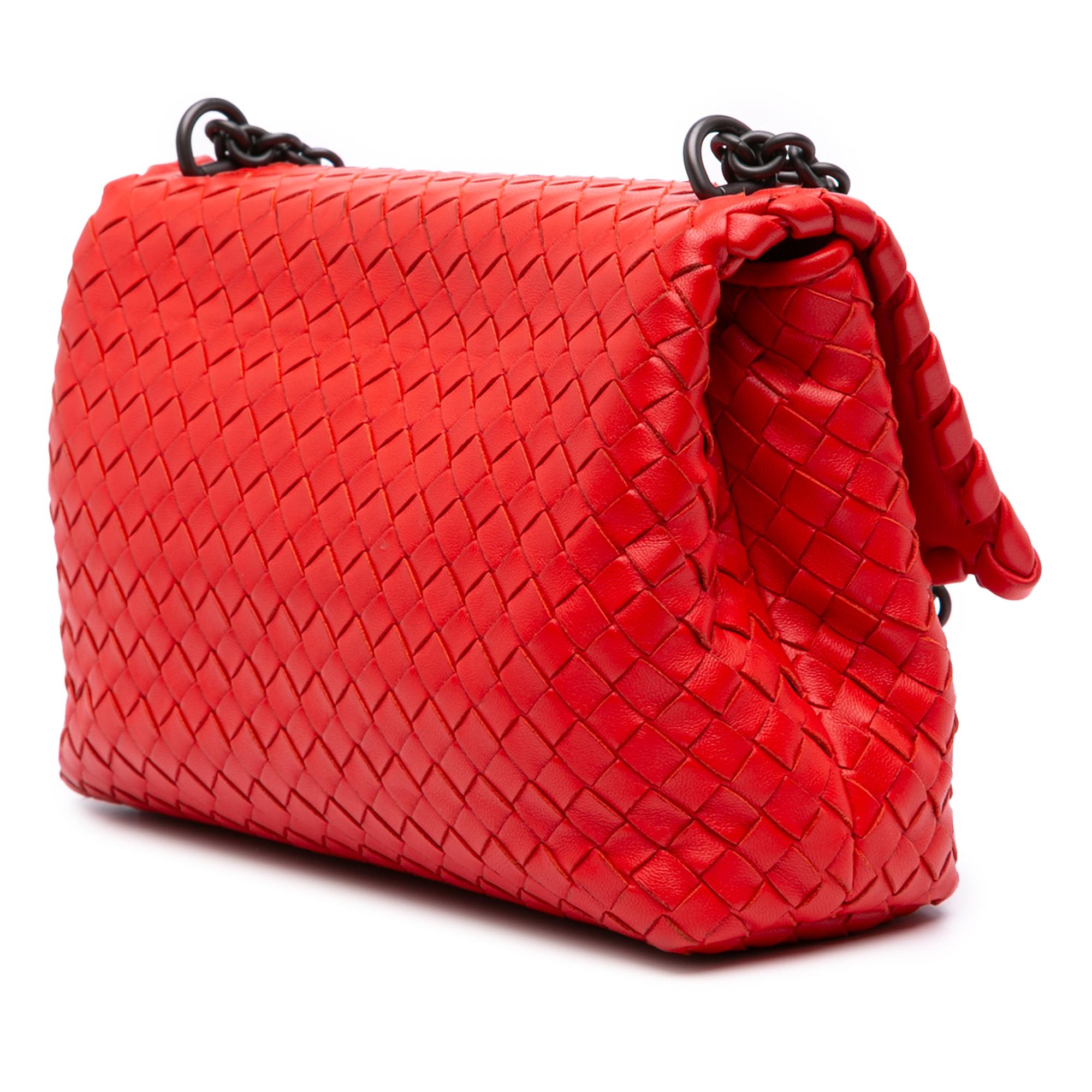 Bottega Veneta Small Nappa Intrecciato Olimpia Shoulder Bag