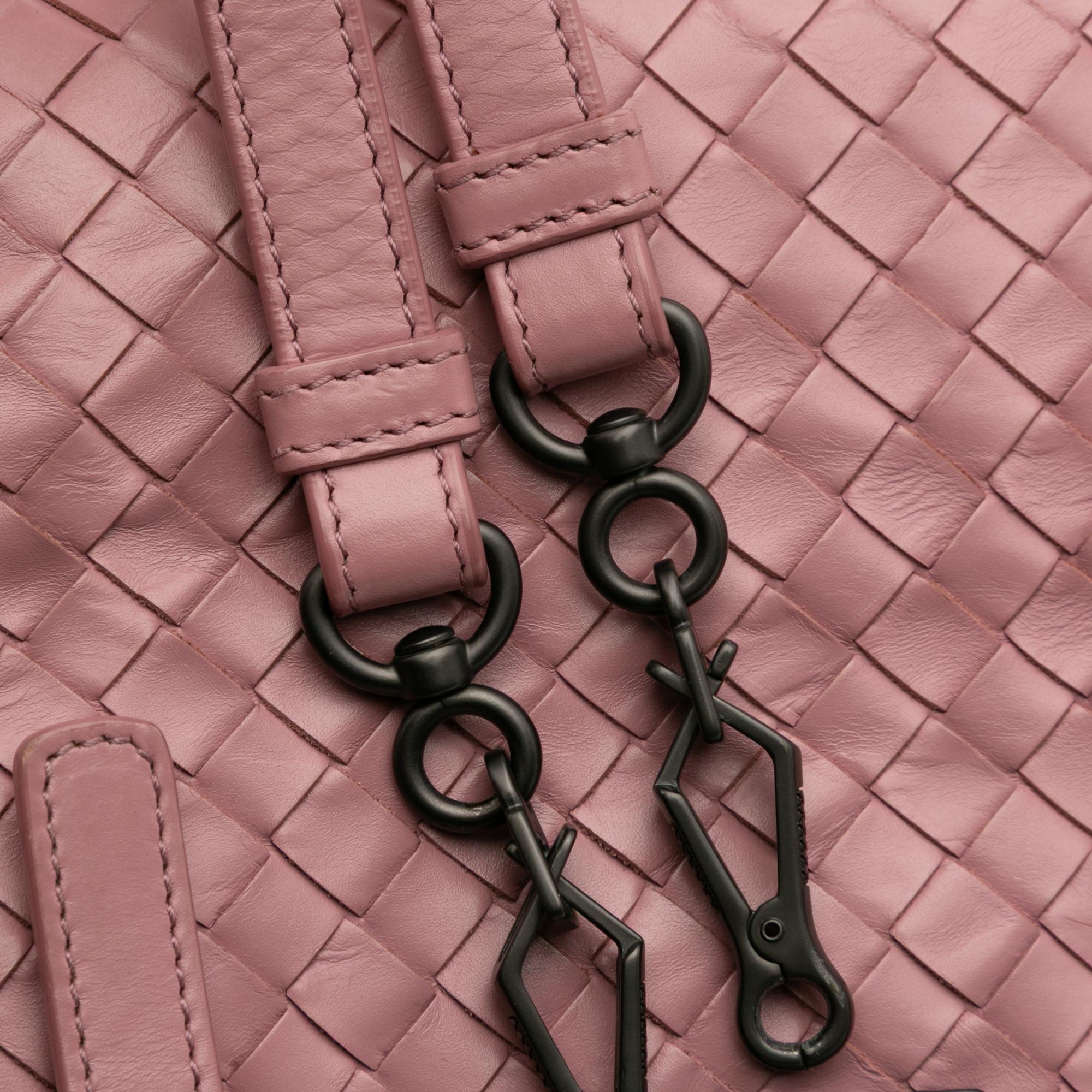 Bottega Veneta Small Nappa Intrecciato Roma Satchel