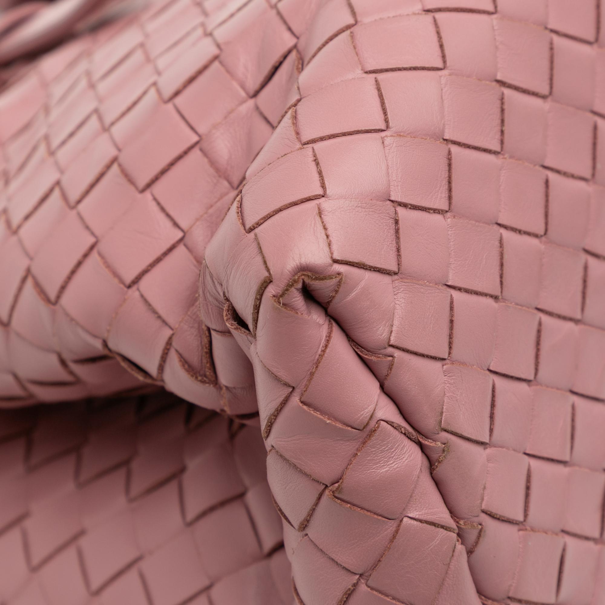 Bottega Veneta Small Nappa Intrecciato Roma Satchel