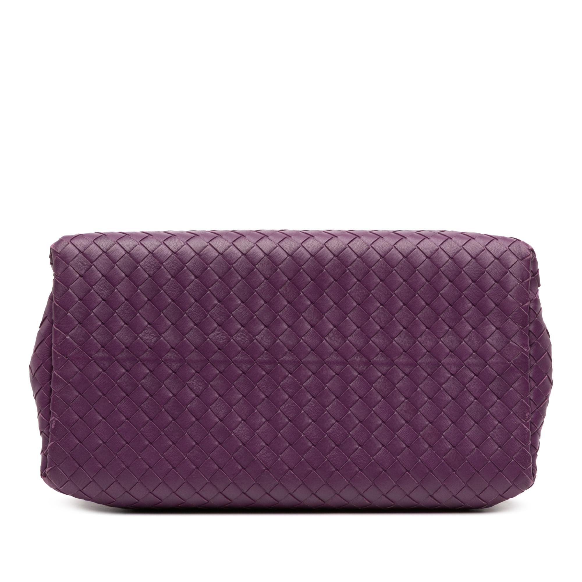 Bottega Veneta Small Nappa Intrecciato Roma Satchel
