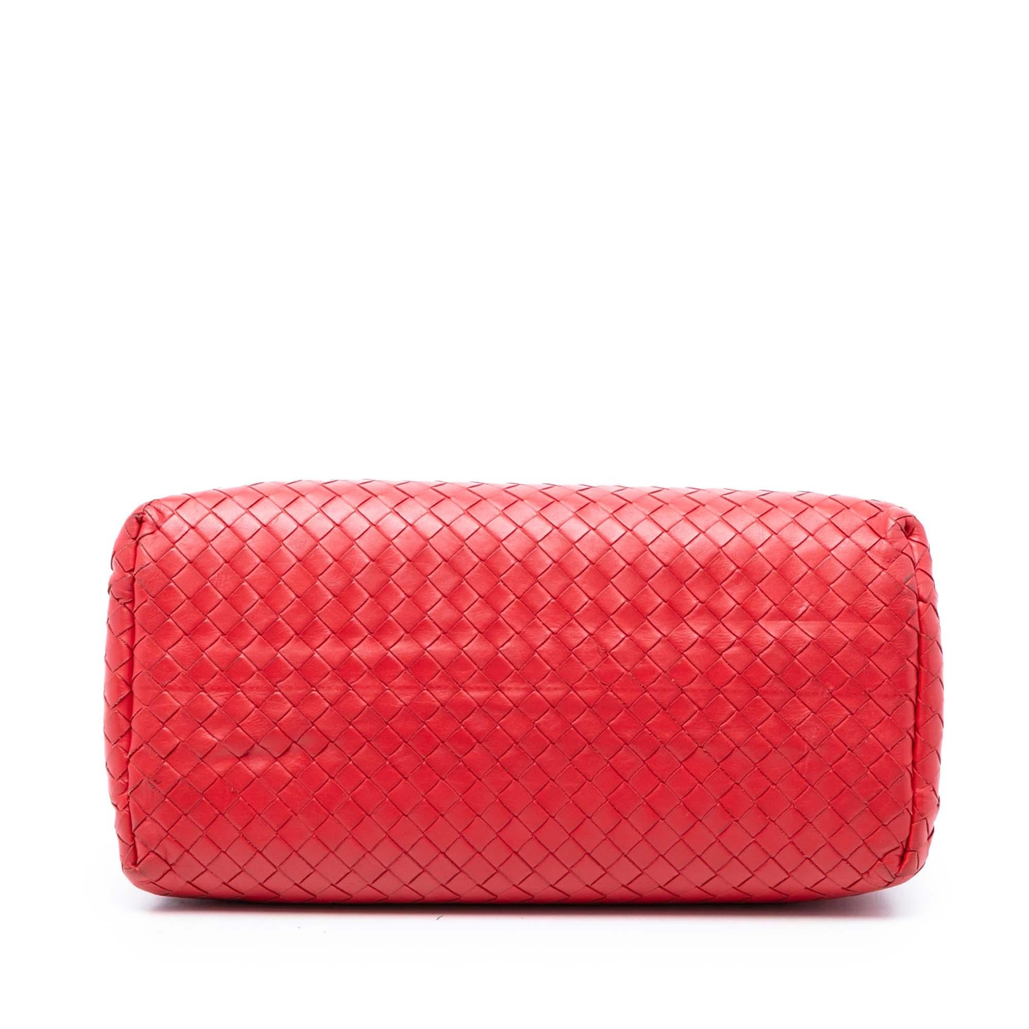 Bottega Veneta Small Nappa Intrecciato Roma Satchel