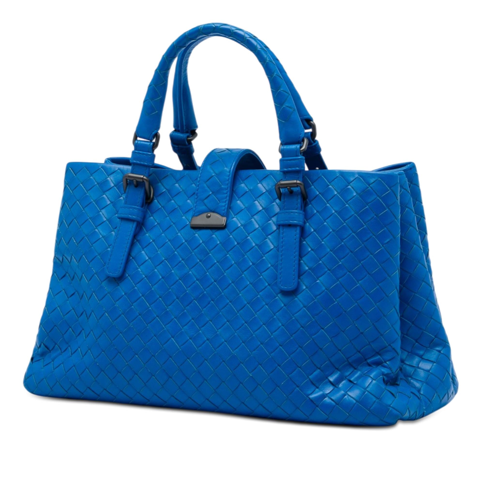 Bottega Veneta Small Nappa Intrecciato Roma Satchel
