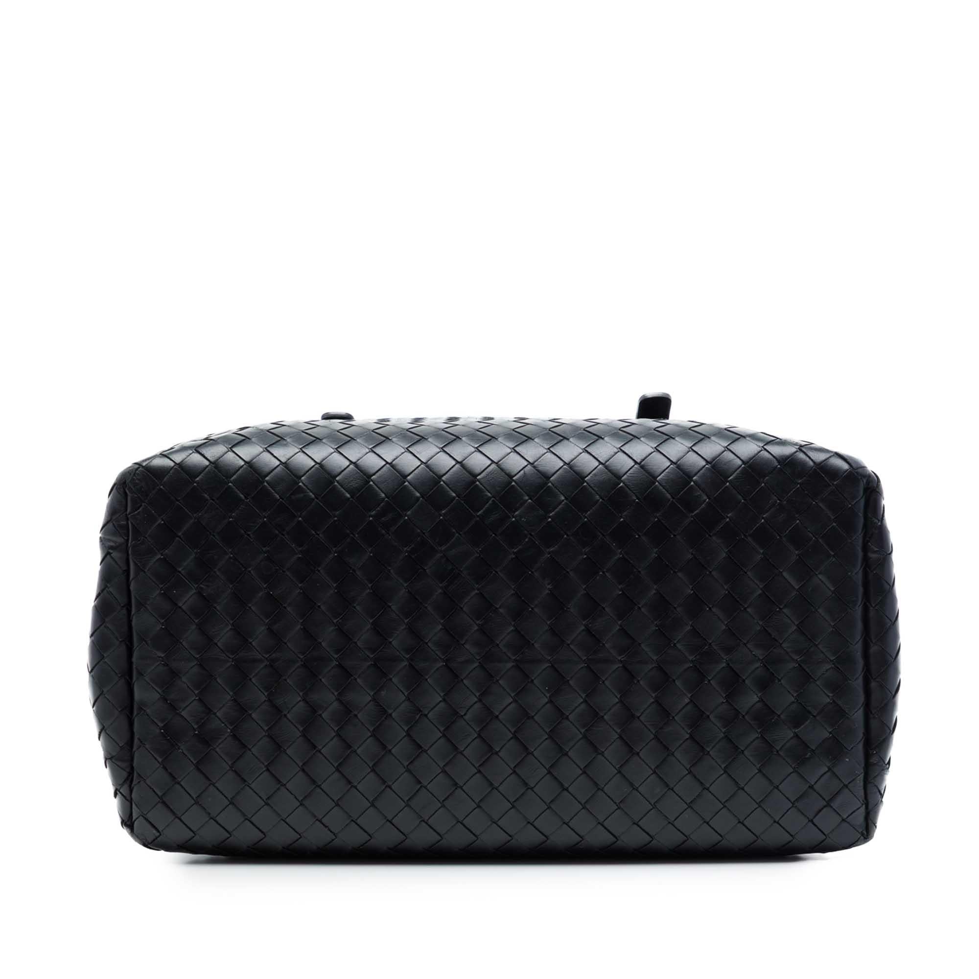 Bottega Veneta Small Nappa Intrecciato Roma Satchel