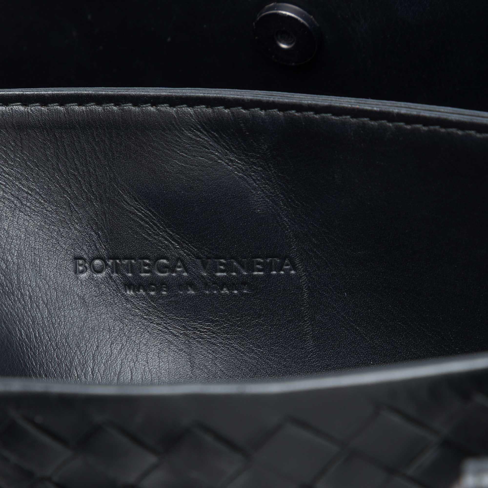 Bottega Veneta Small Nappa Intrecciato Roma Satchel