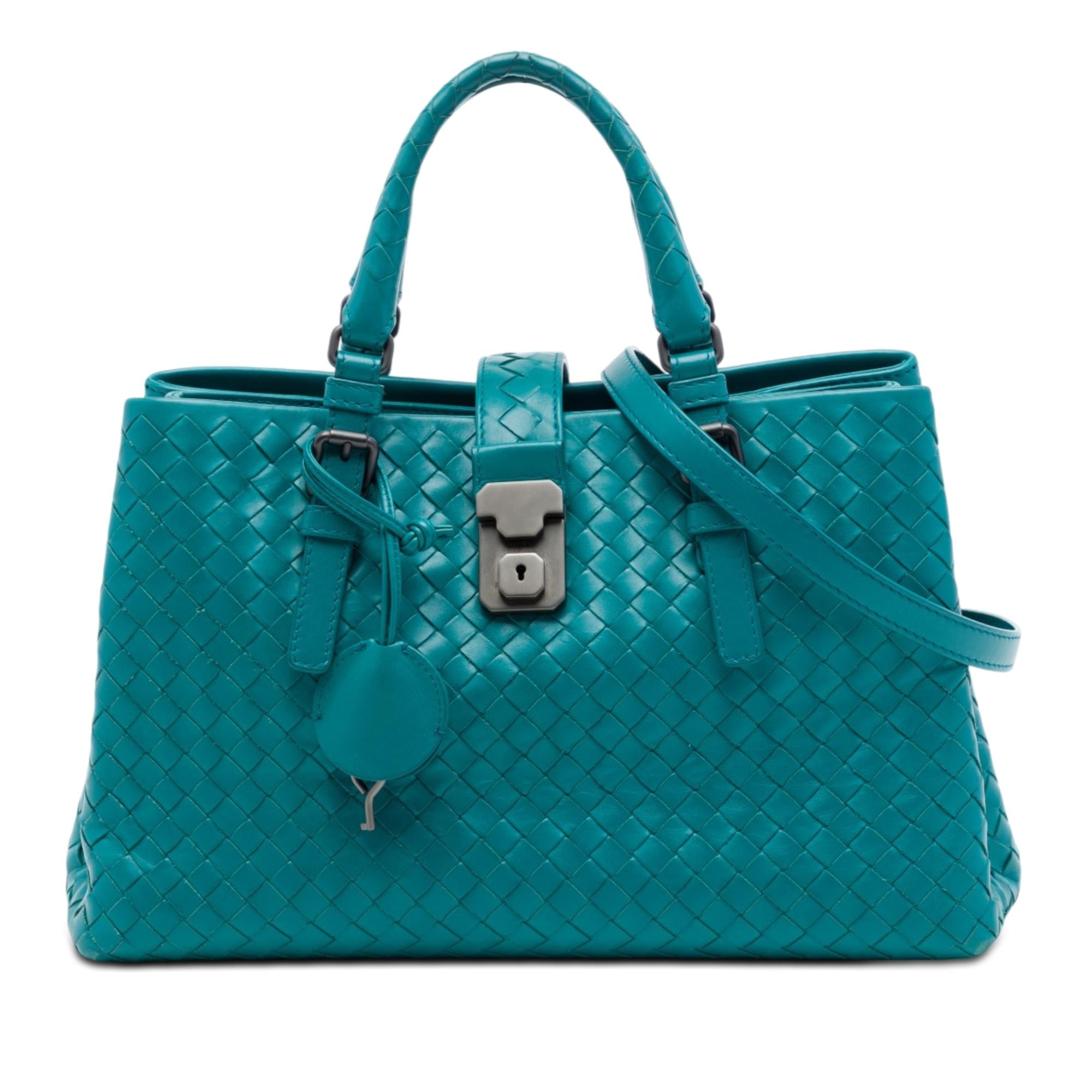 Bottega Veneta Small Nappa Intrecciato Roma Satchel