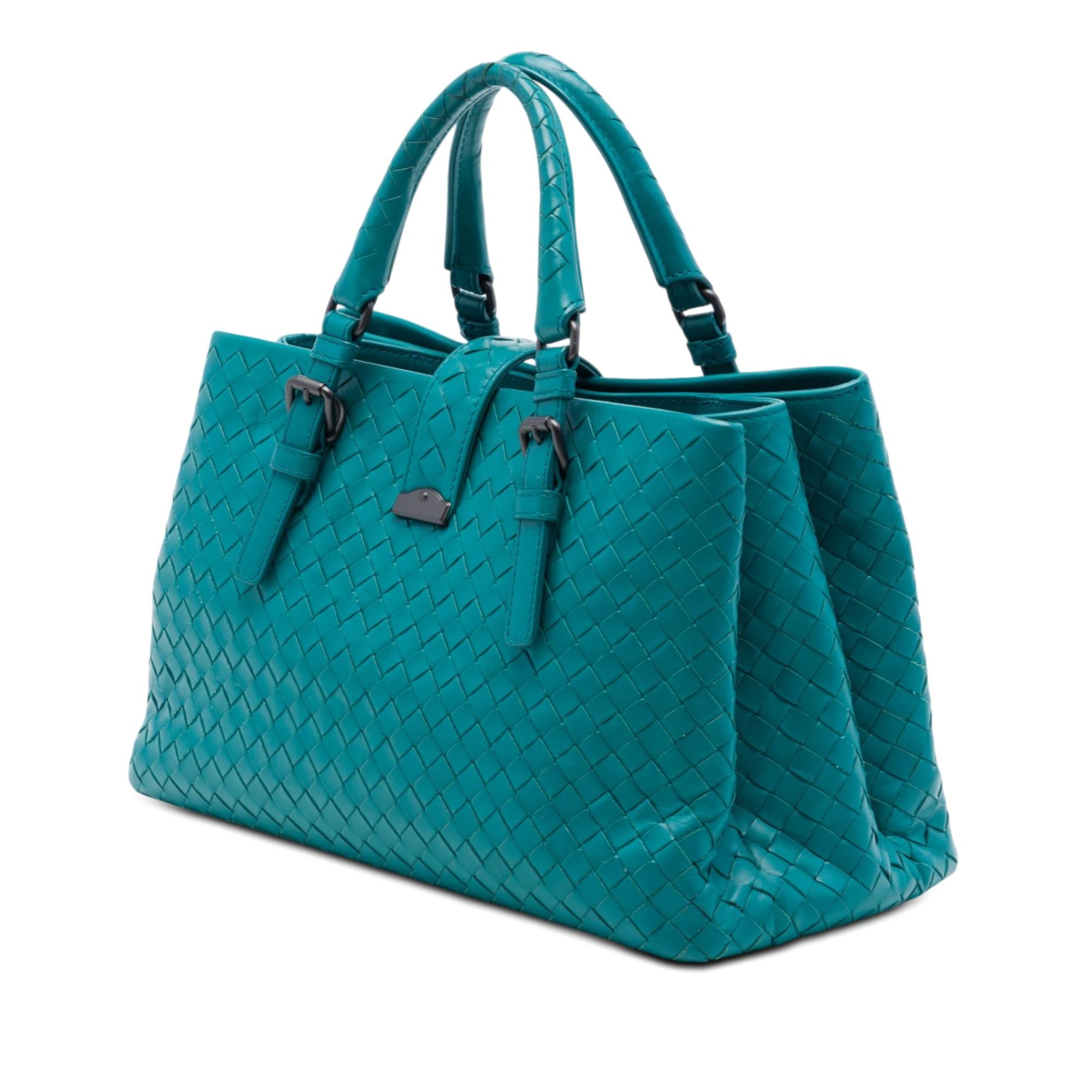 Bottega Veneta Small Nappa Intrecciato Roma Satchel