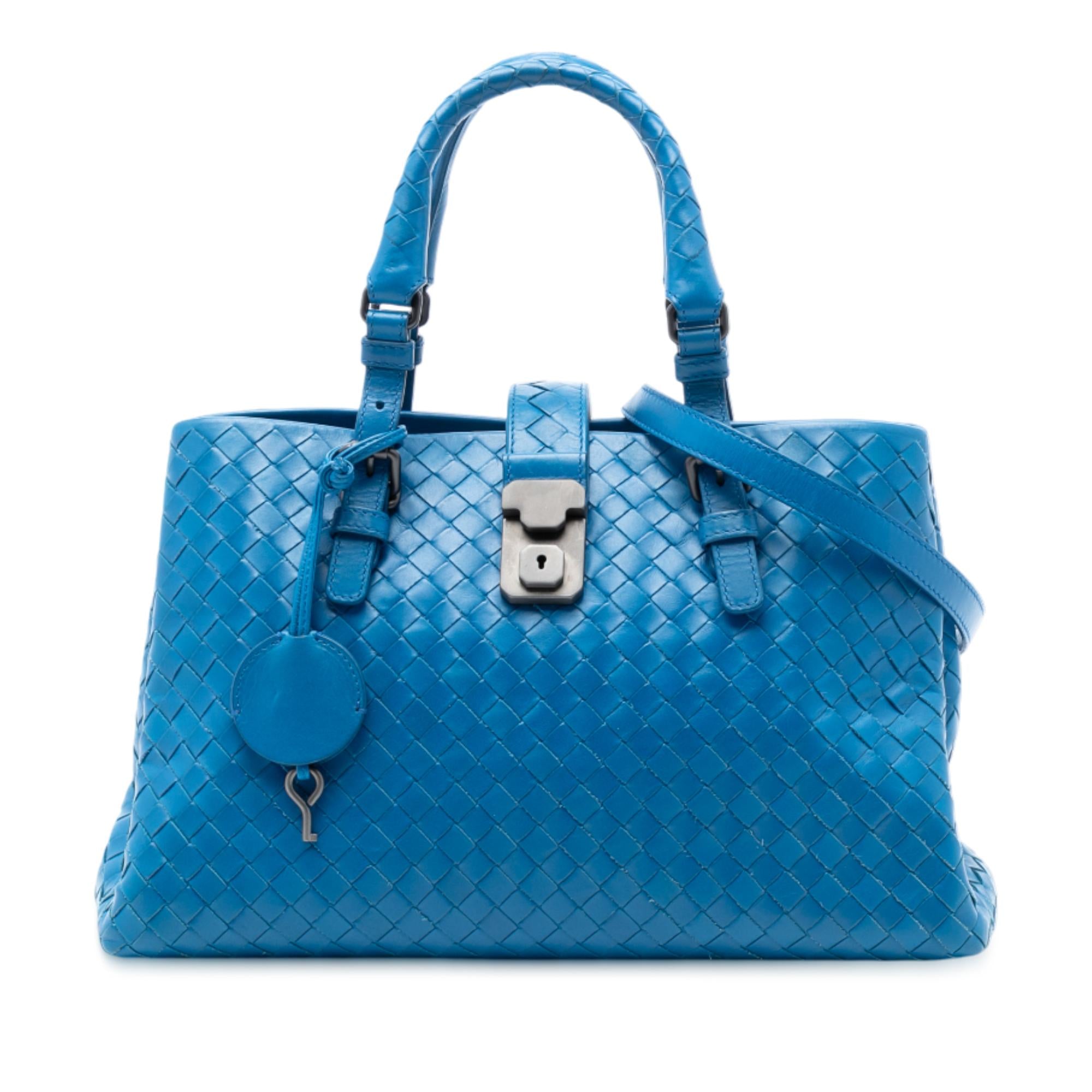 Bottega Veneta Small Nappa Intrecciato Roma Satchel