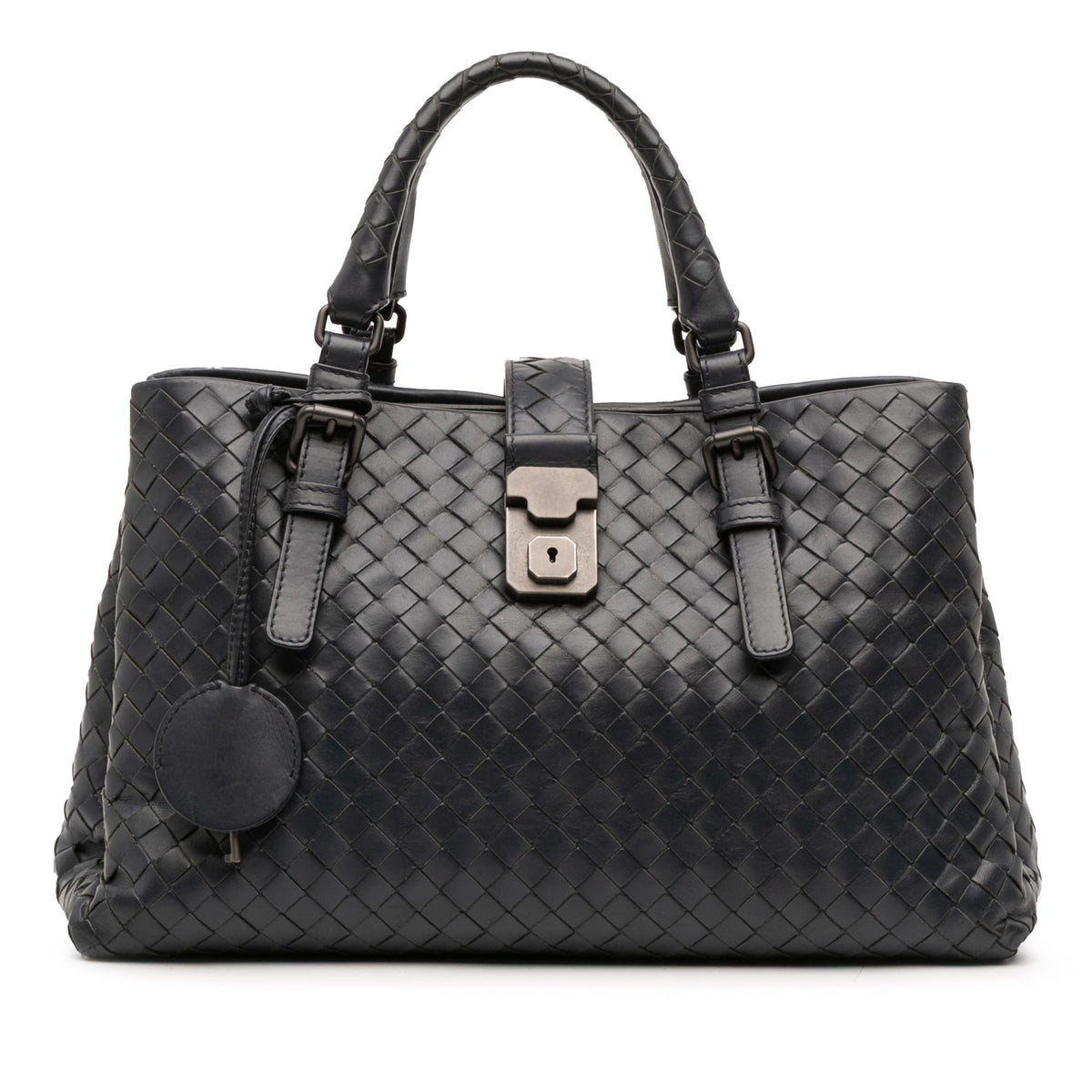 Bottega Veneta Small Nappa Intrecciato Roma Satchel