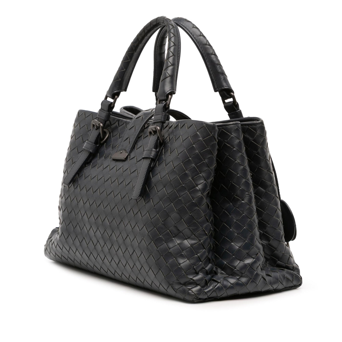 Bottega Veneta Small Nappa Intrecciato Roma Satchel