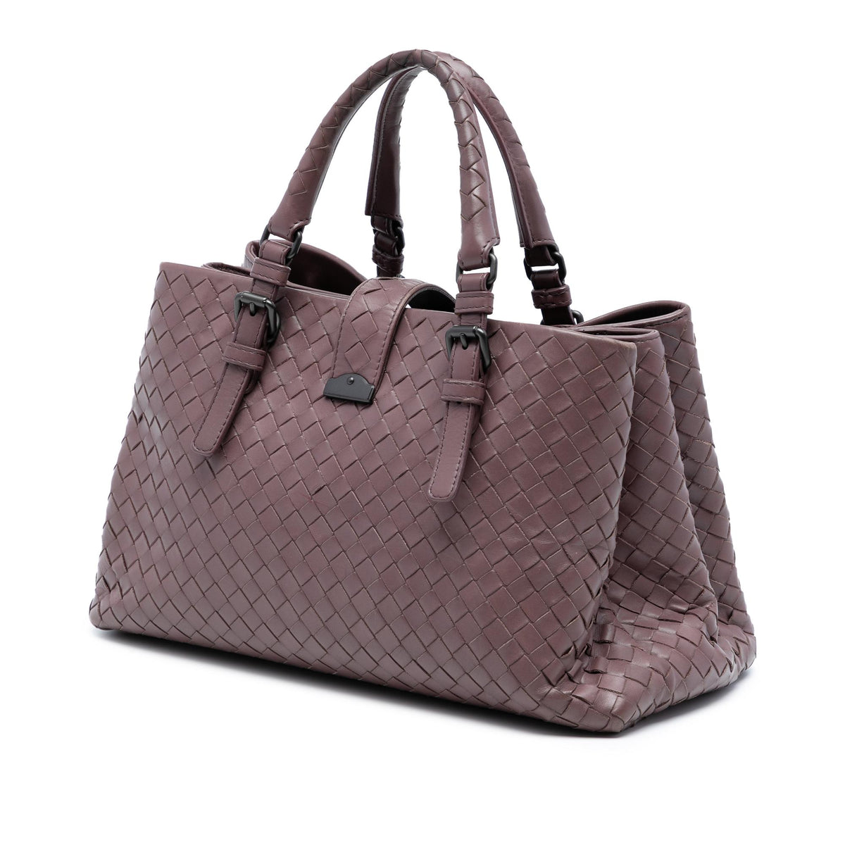 Bottega Veneta Small Nappa Intrecciato Roma Satchel