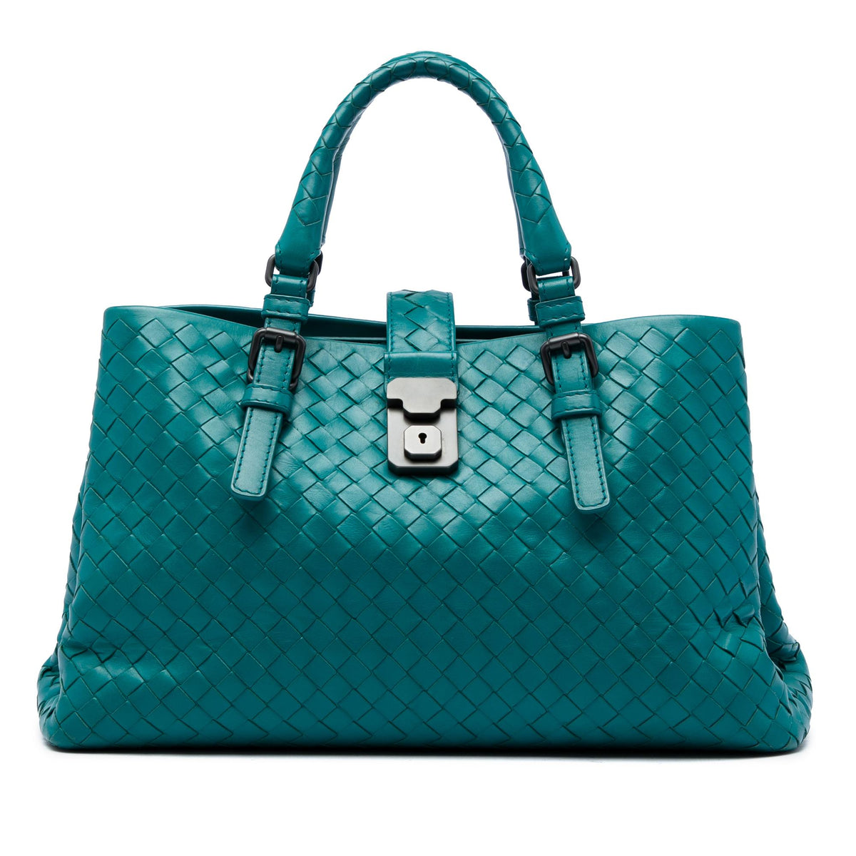 Bottega Veneta Small Nappa Intrecciato Roma Satchel
