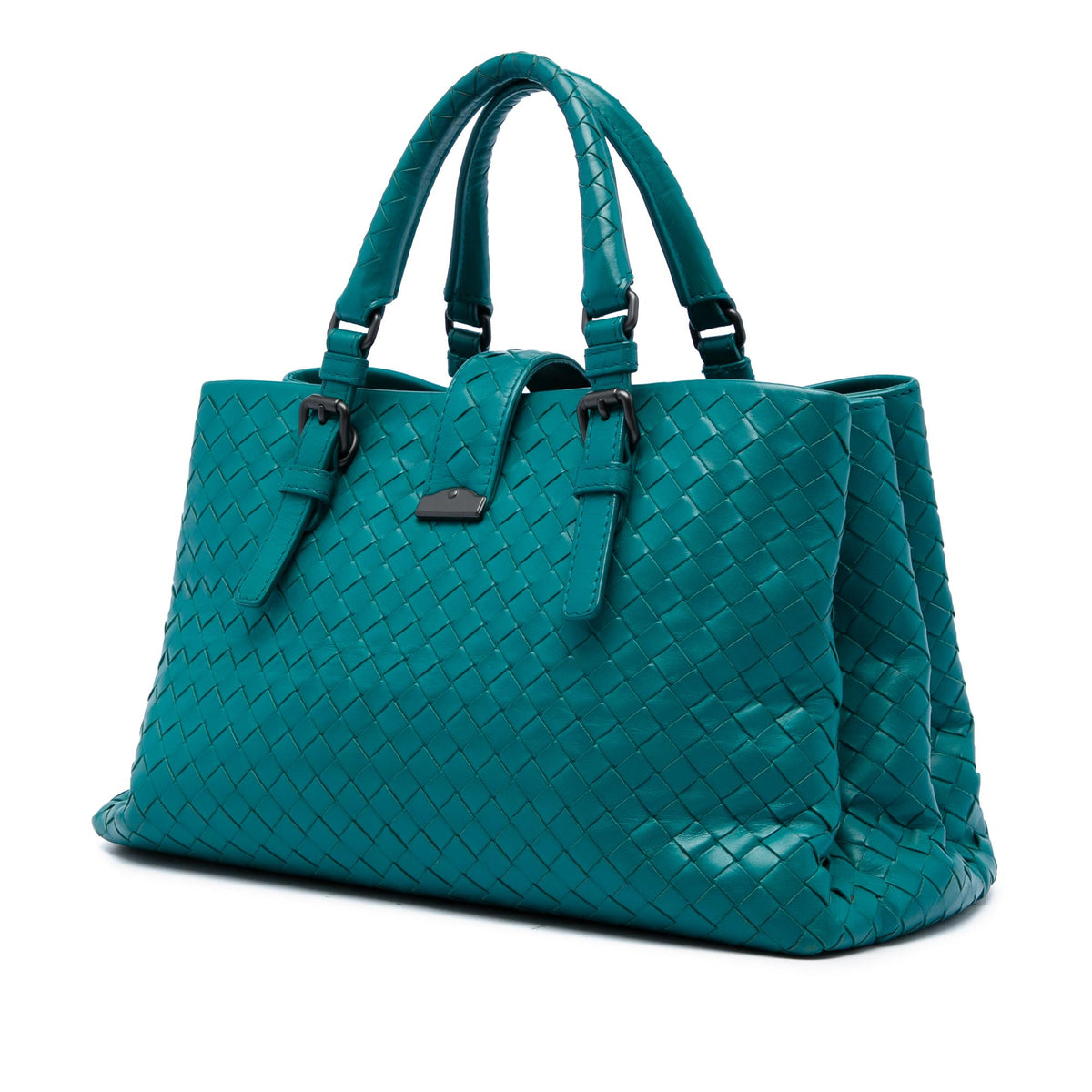 Bottega Veneta Small Nappa Intrecciato Roma Satchel