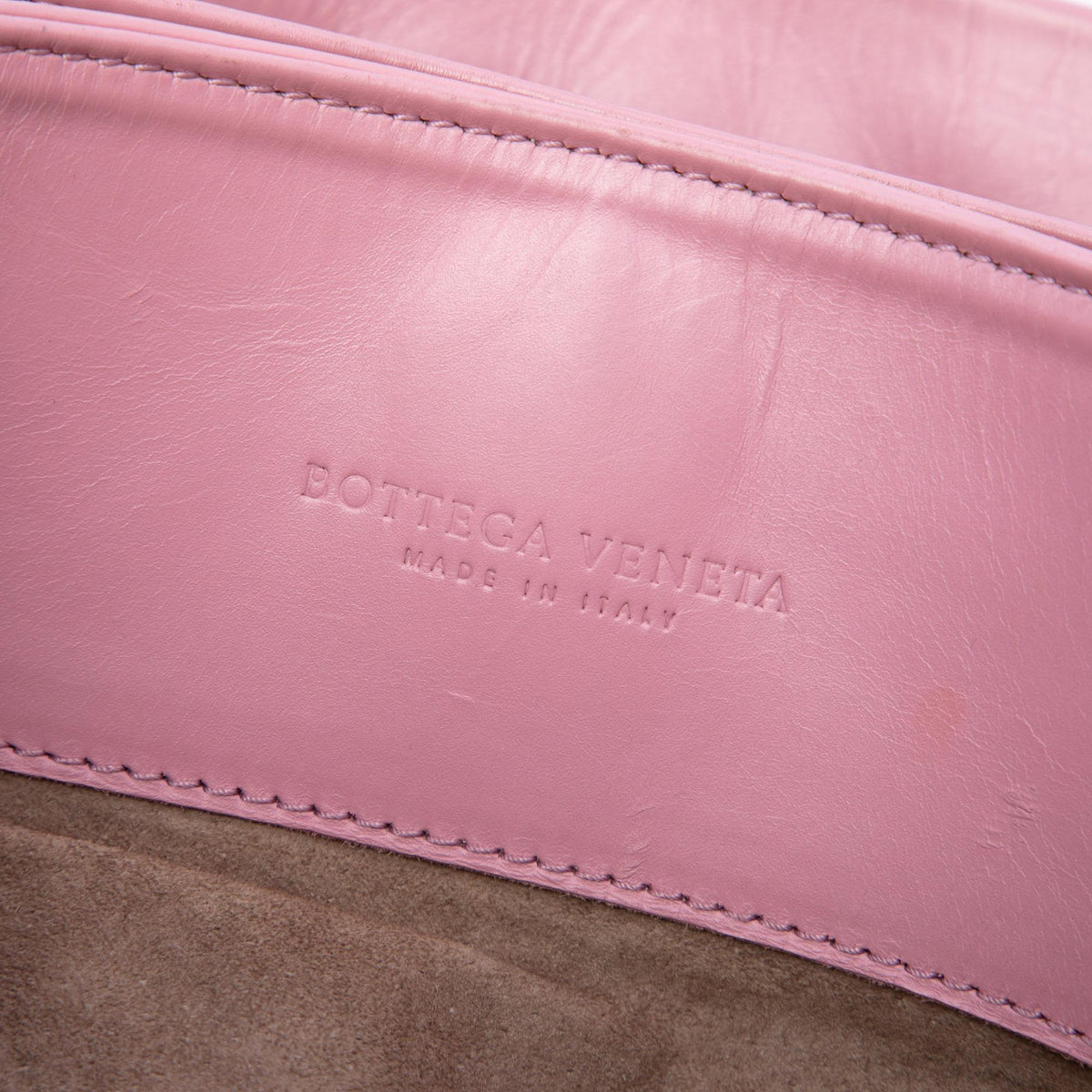 Bottega Veneta Small Nappa Intrecciato Roma Satchel