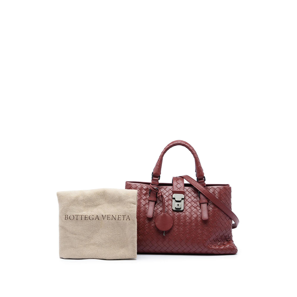 Bottega Veneta Small Nappa Intrecciato Roma Satchel