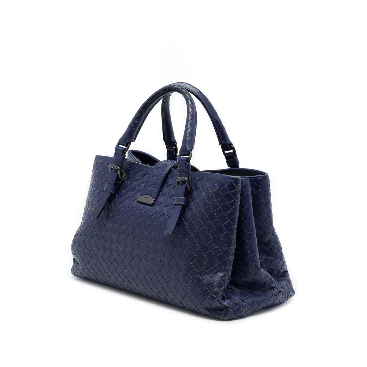 Bottega Veneta Small Nappa Intrecciato Roma Satchel