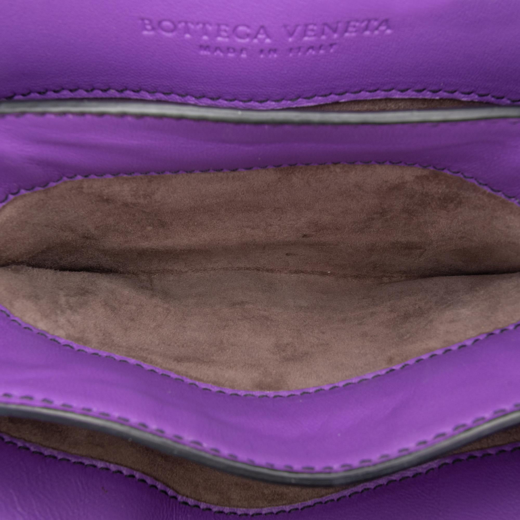 Bottega Veneta Small Nappa Intrecciato Runway Shoulder Bag