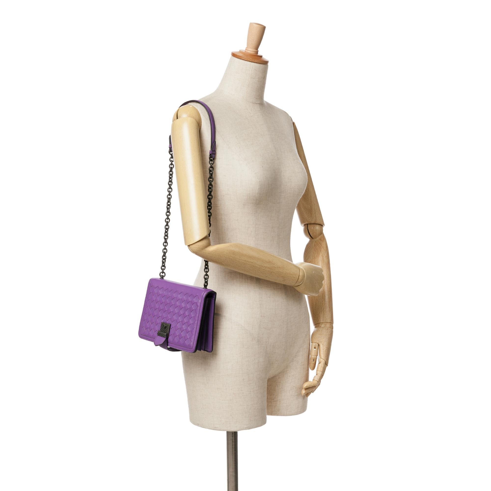 Bottega Veneta Small Nappa Intrecciato Runway Shoulder Bag
