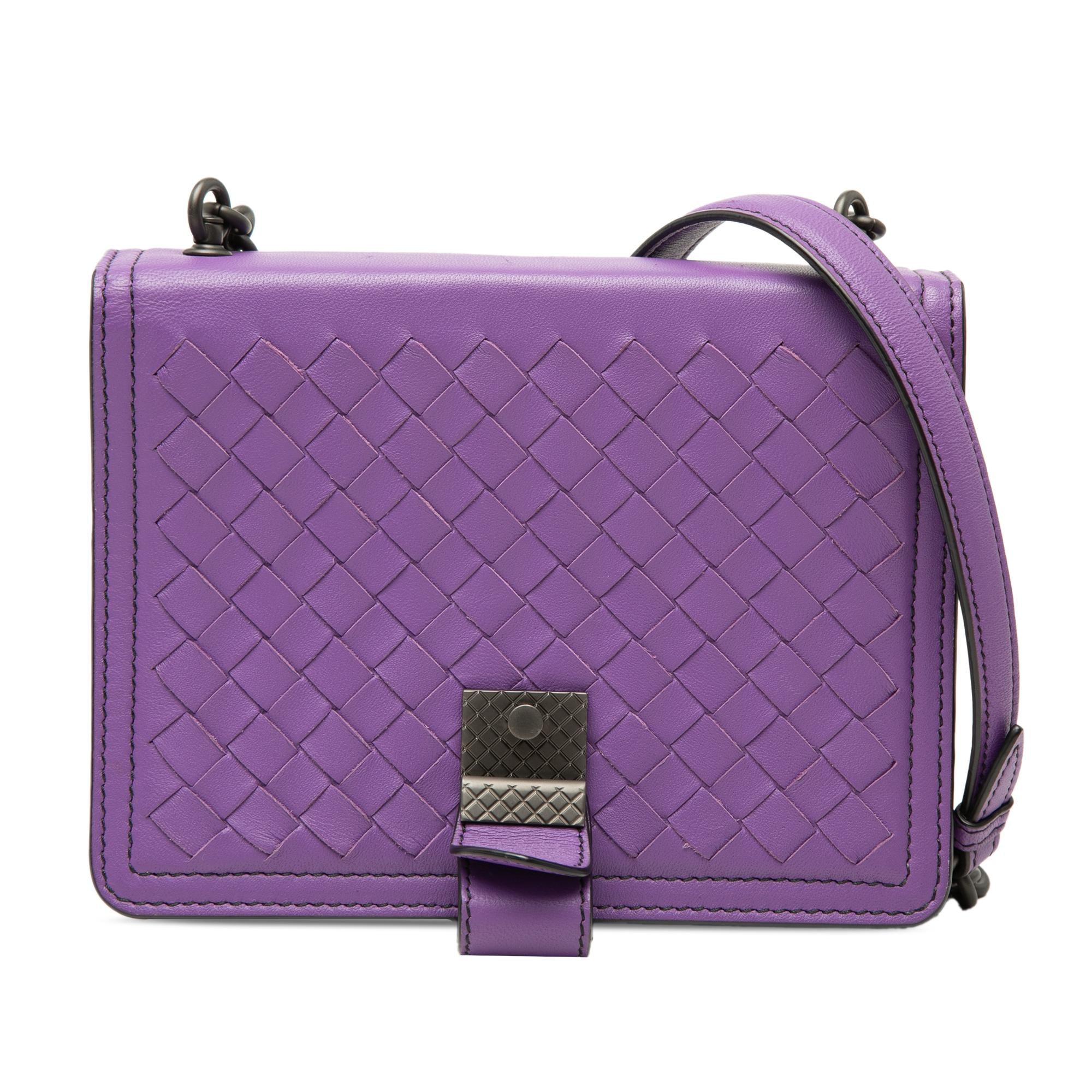 Bottega Veneta Small Nappa Intrecciato Runway Shoulder Bag