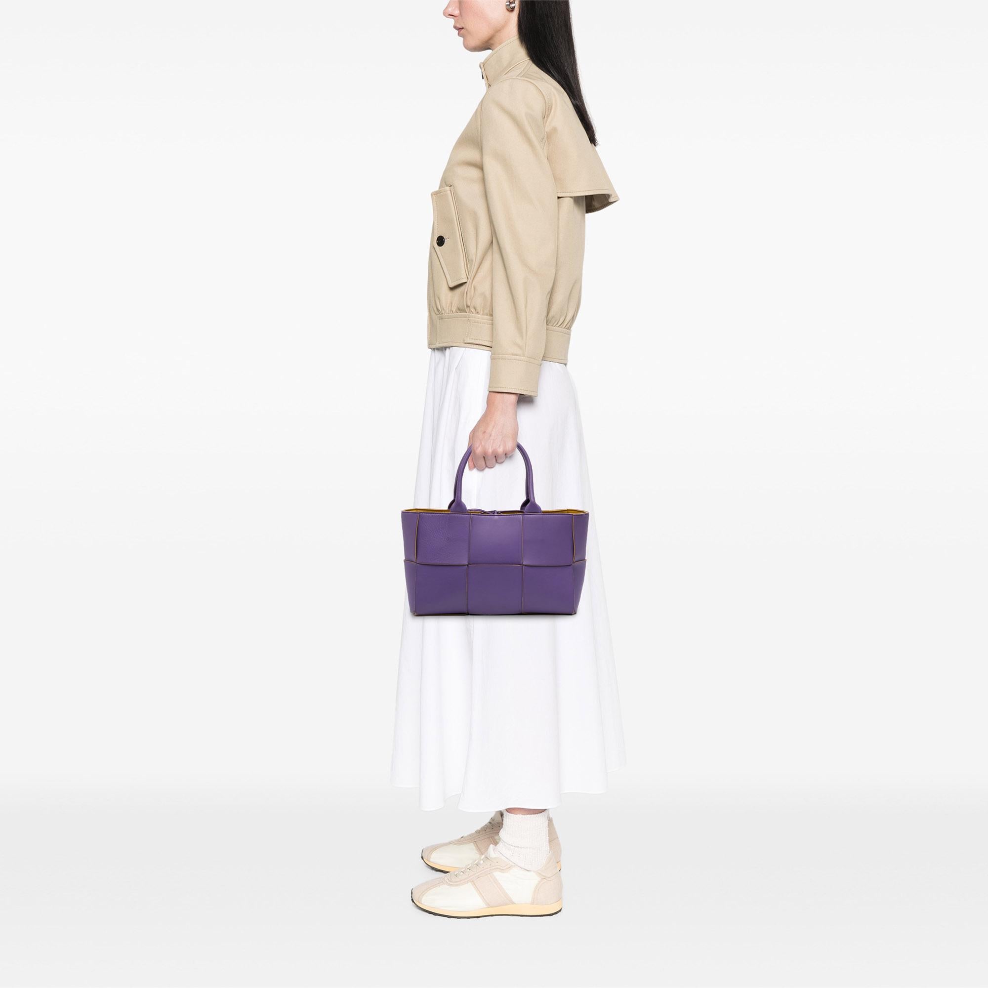 Bottega Veneta Small Nappa Maxi Intrecciato Arco Tote