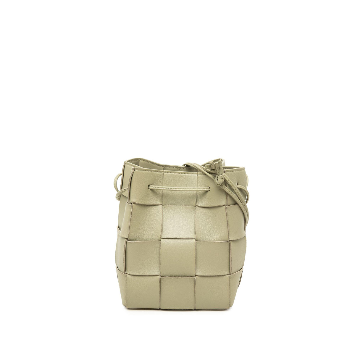 Bottega Veneta Small Nappa Maxi Intrecciato Cassette Bucket Bag