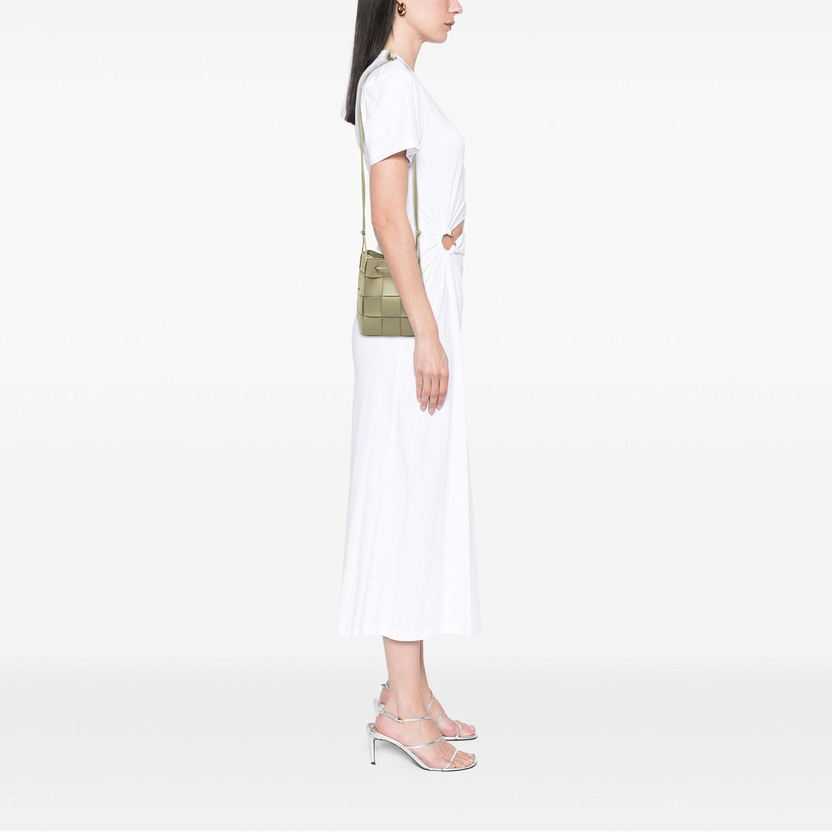 Bottega Veneta Small Nappa Maxi Intrecciato Cassette Bucket Bag