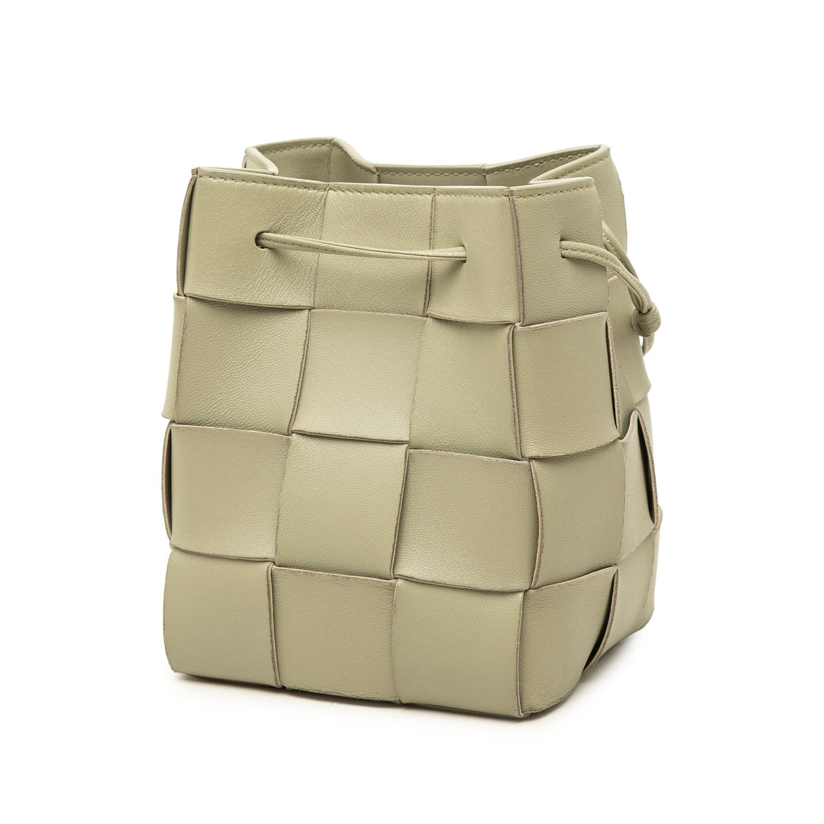 Bottega Veneta Small Nappa Maxi Intrecciato Cassette Bucket Bag
