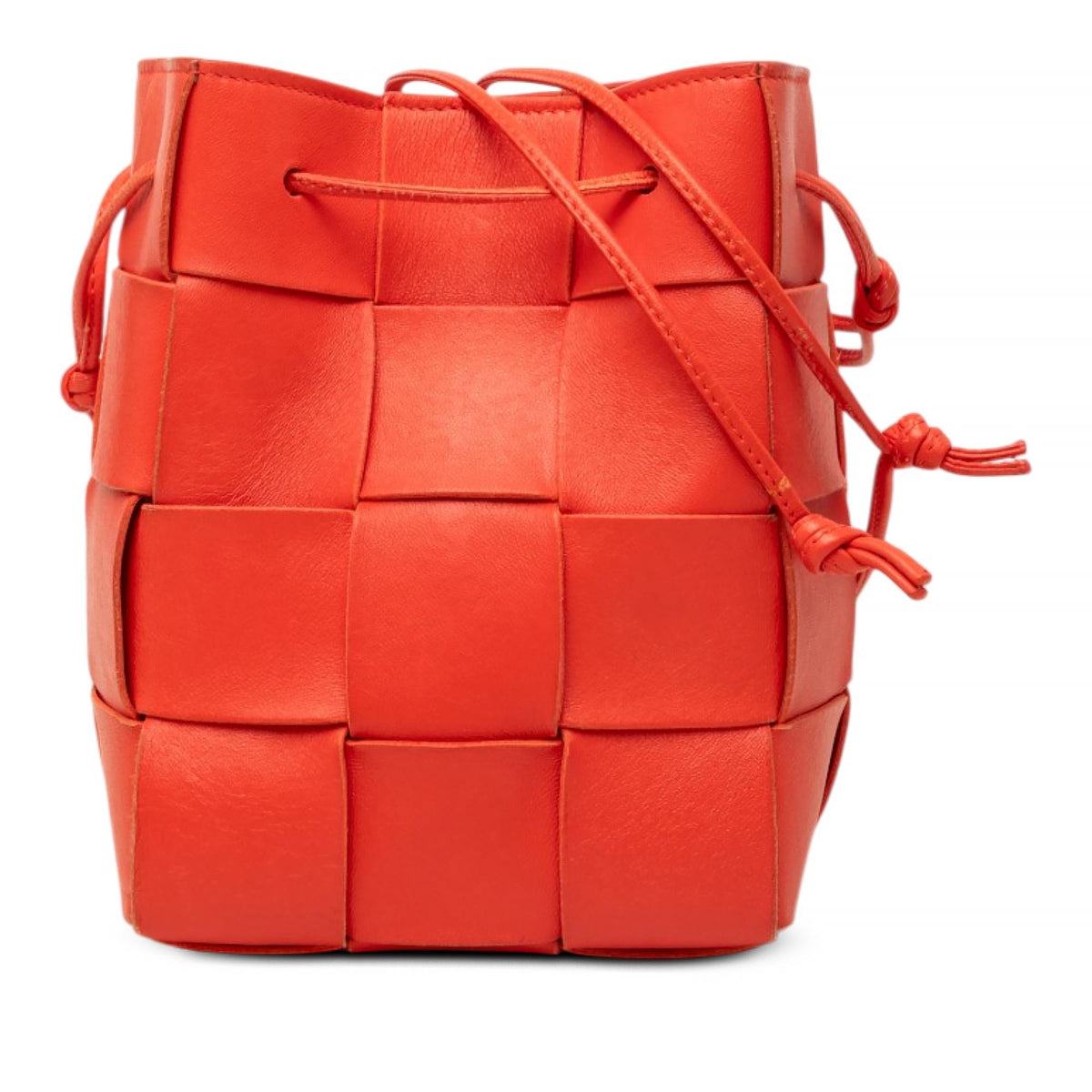 Bottega Veneta Small Nappa Maxi Intrecciato Cassette Bucket Bag