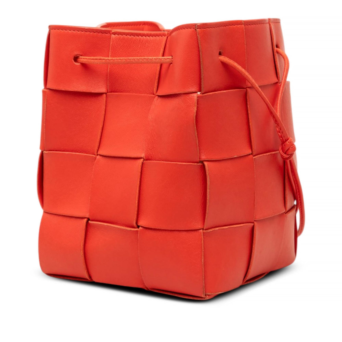 Bottega Veneta Small Nappa Maxi Intrecciato Cassette Bucket Bag